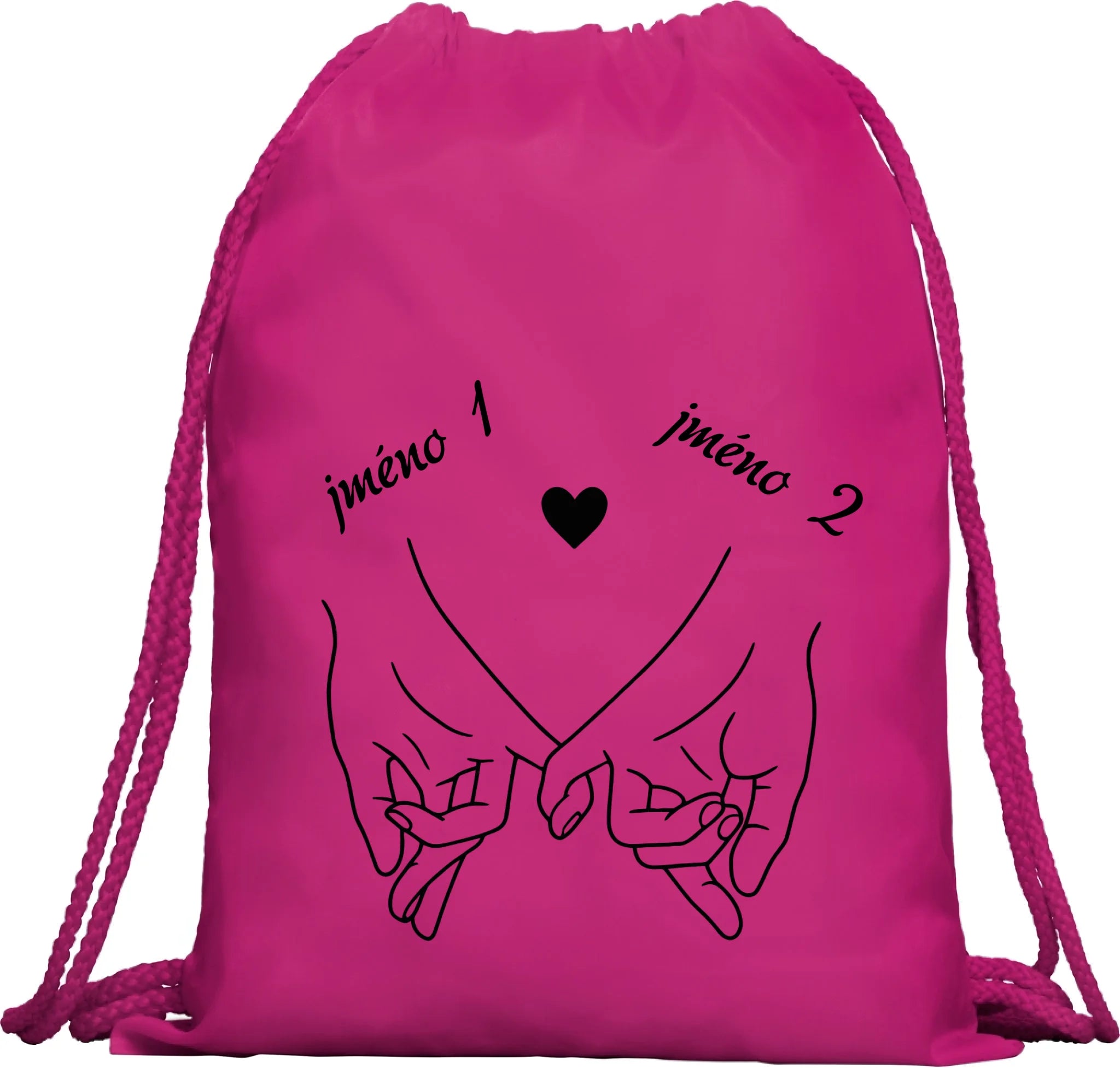 BATOH nebo TAŠKA s motivem LOVE (výběr z 3+ potisků) Multifunkční batoh KAGU růže 35x45 cm