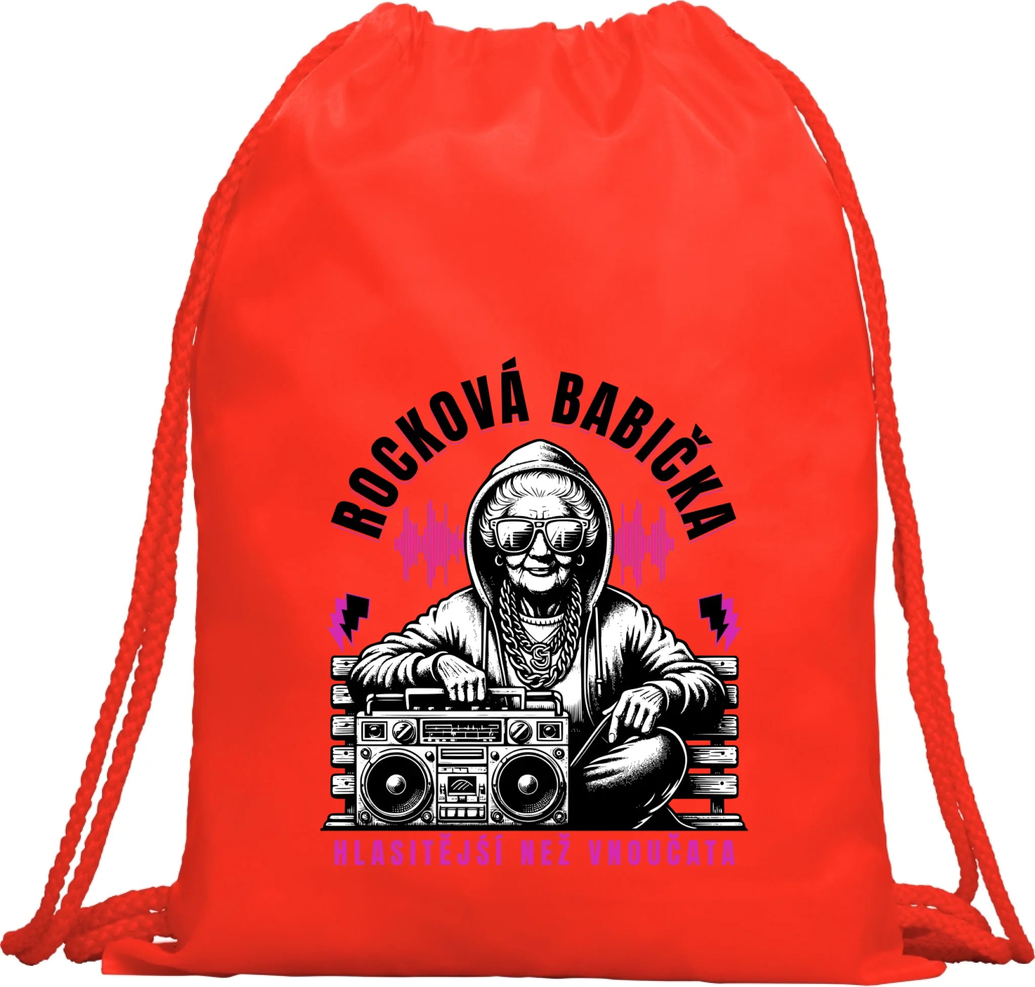 ROCKOVÁ BABIČKA batoh, taška