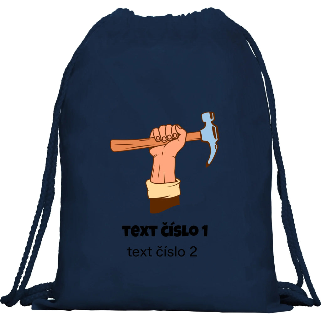 PRACOVNÍ VÝBĚR OBRÁZKU (10+motivů) a MOŽNOST DOPLNIT VLASTNÍ TEXTY batoh, taška