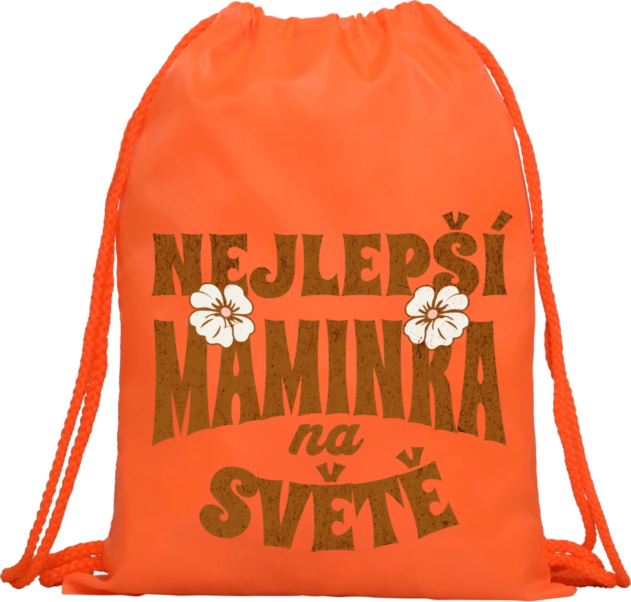 NEJ MÁMA (výběr z 20 motivů) batoh, taška Multifunkční batoh KAGU oranžová 35x45 cm