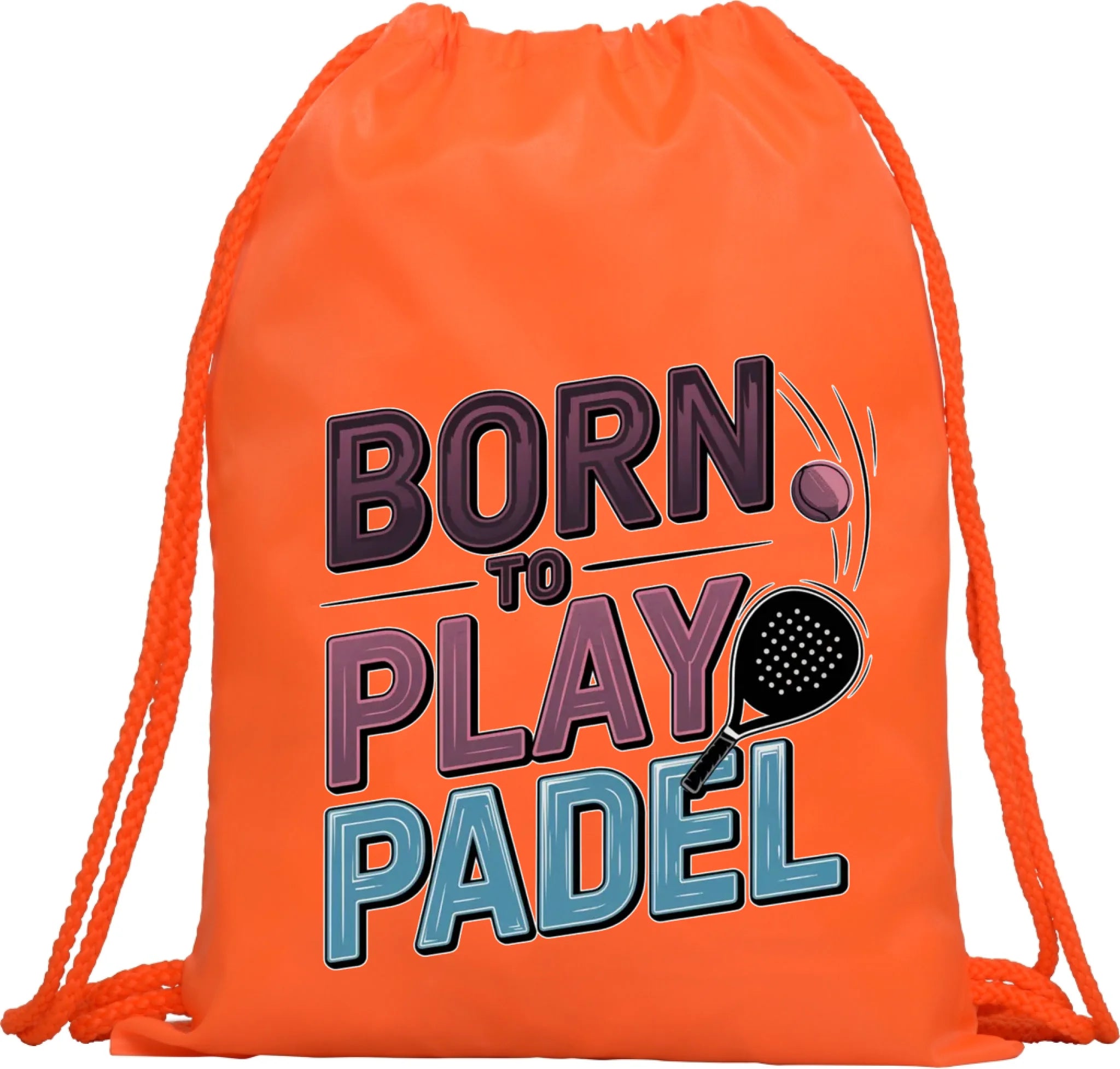 PRO HRÁČE PADELU (výběr z 18+ motivů) batoh, taška Multifunkční batoh KAGU oranžová 35x45 cm