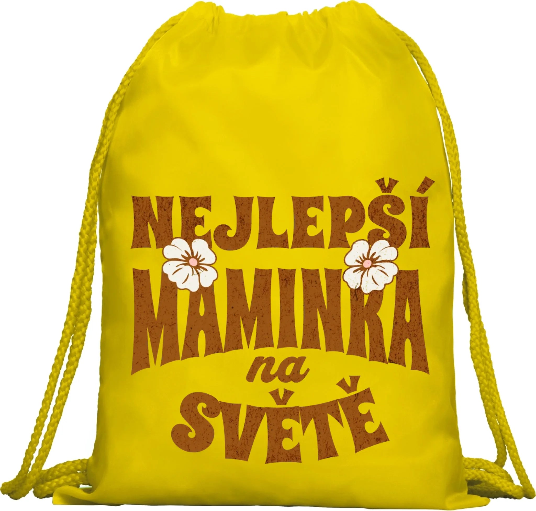 NEJ MÁMA (výběr z 20 motivů) batoh, taška Multifunkční batoh KAGU žlutá 35x45 cm
