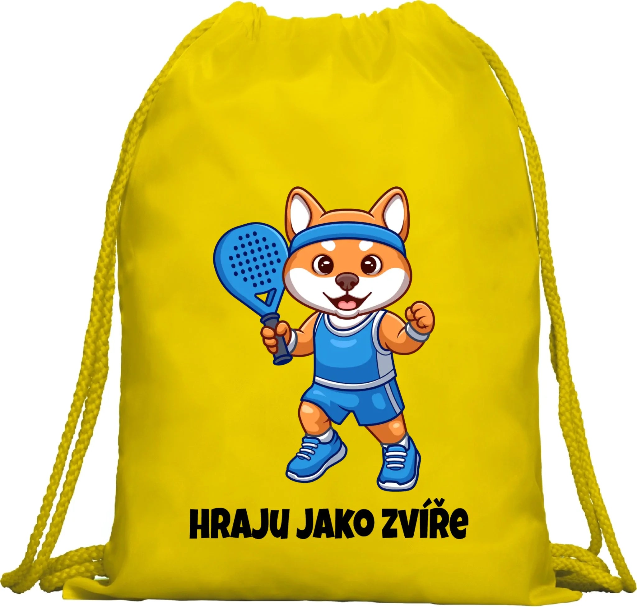 HRAJU JAKO ZVÍŘE (výběr ze 3 motivů) batoh, taška Multifunkční batoh KAGU žlutá 35x45 cm