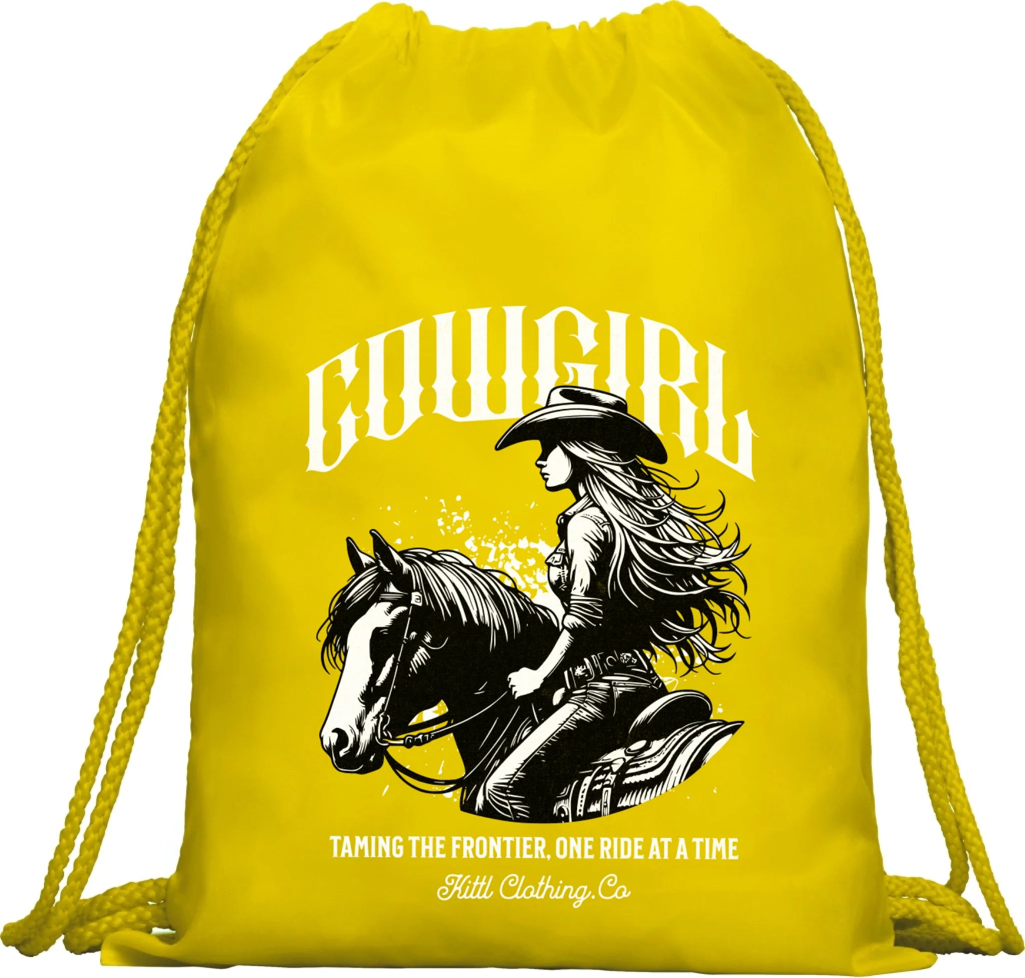 COWGIRL (výběr ze 5 motivů) batoh, taška Multifunkční batoh KAGU žlutá 35x45 cm