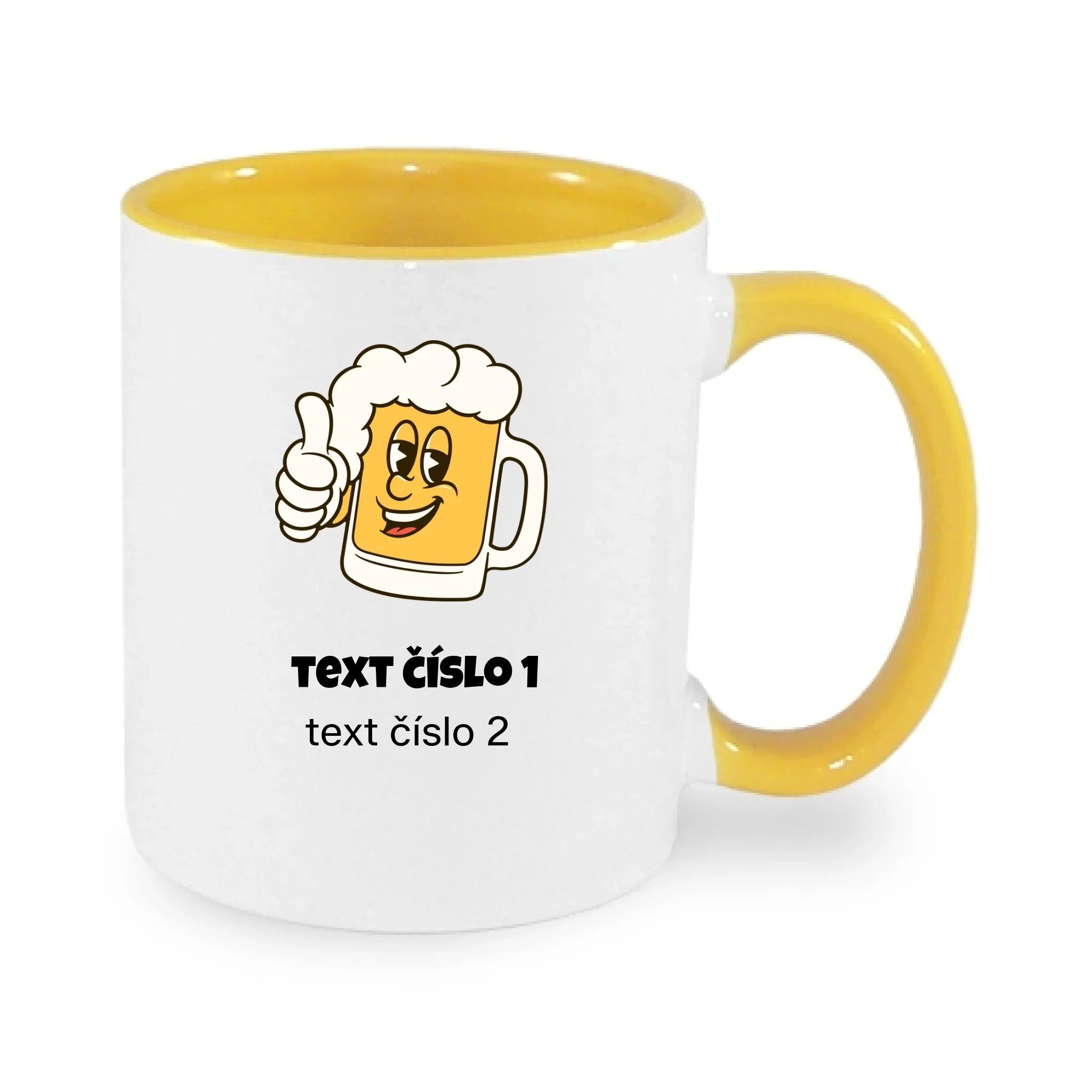 PIVO VÝBĚR OBRÁZKU (10+motivů) a MOŽNOST DOPLNIT VLASTNÍ TEXTY hrníček