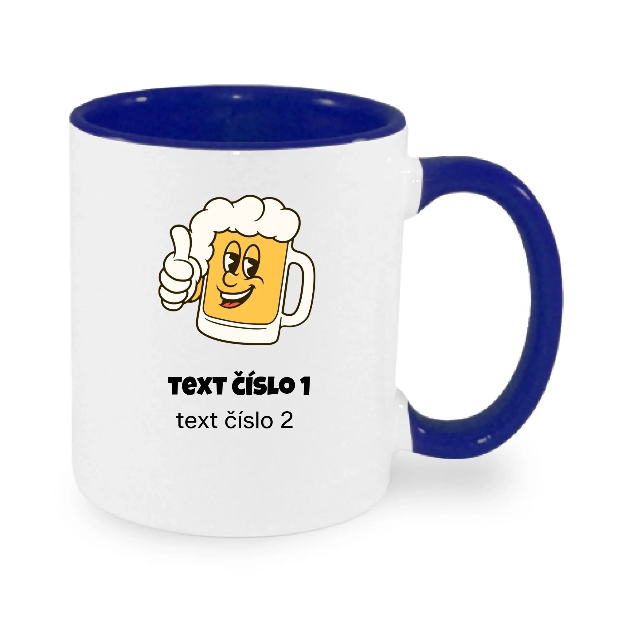 HRNÍČEK s motivem PIVO (výběr z 10+ obrázků, možnost doplnit vlastní texty)