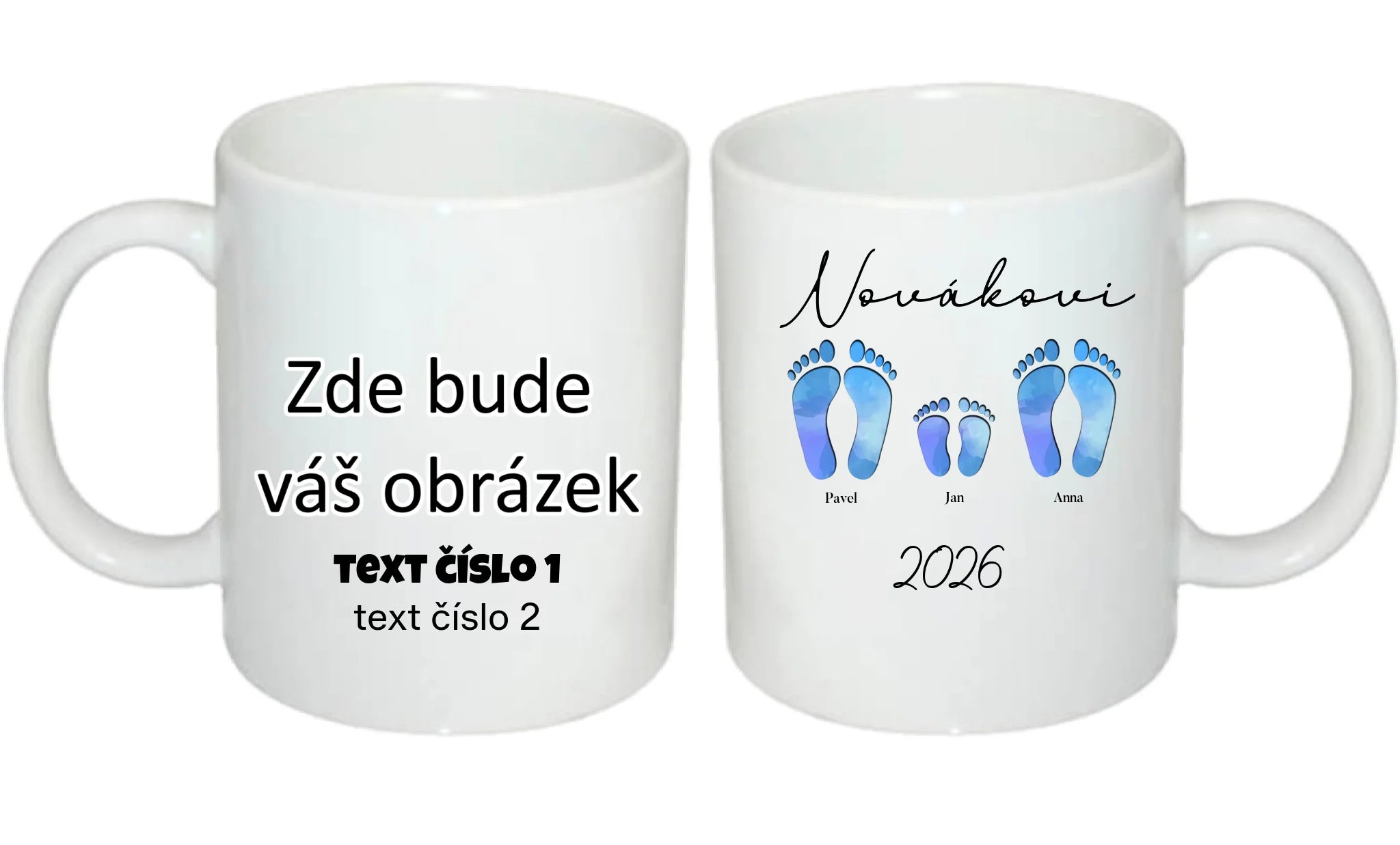 NAŠE STOPY hrníček