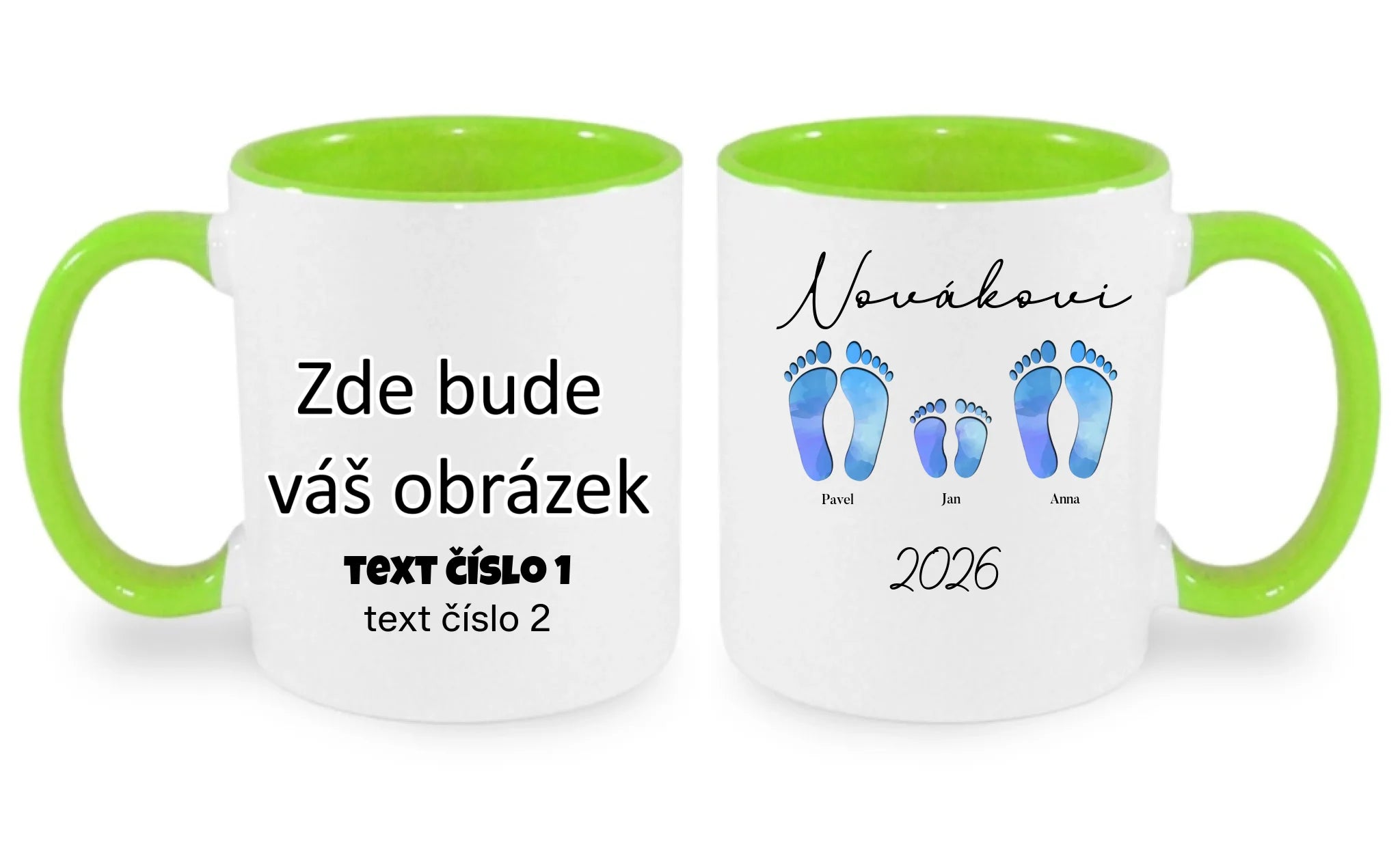 NAŠE STOPY hrníček