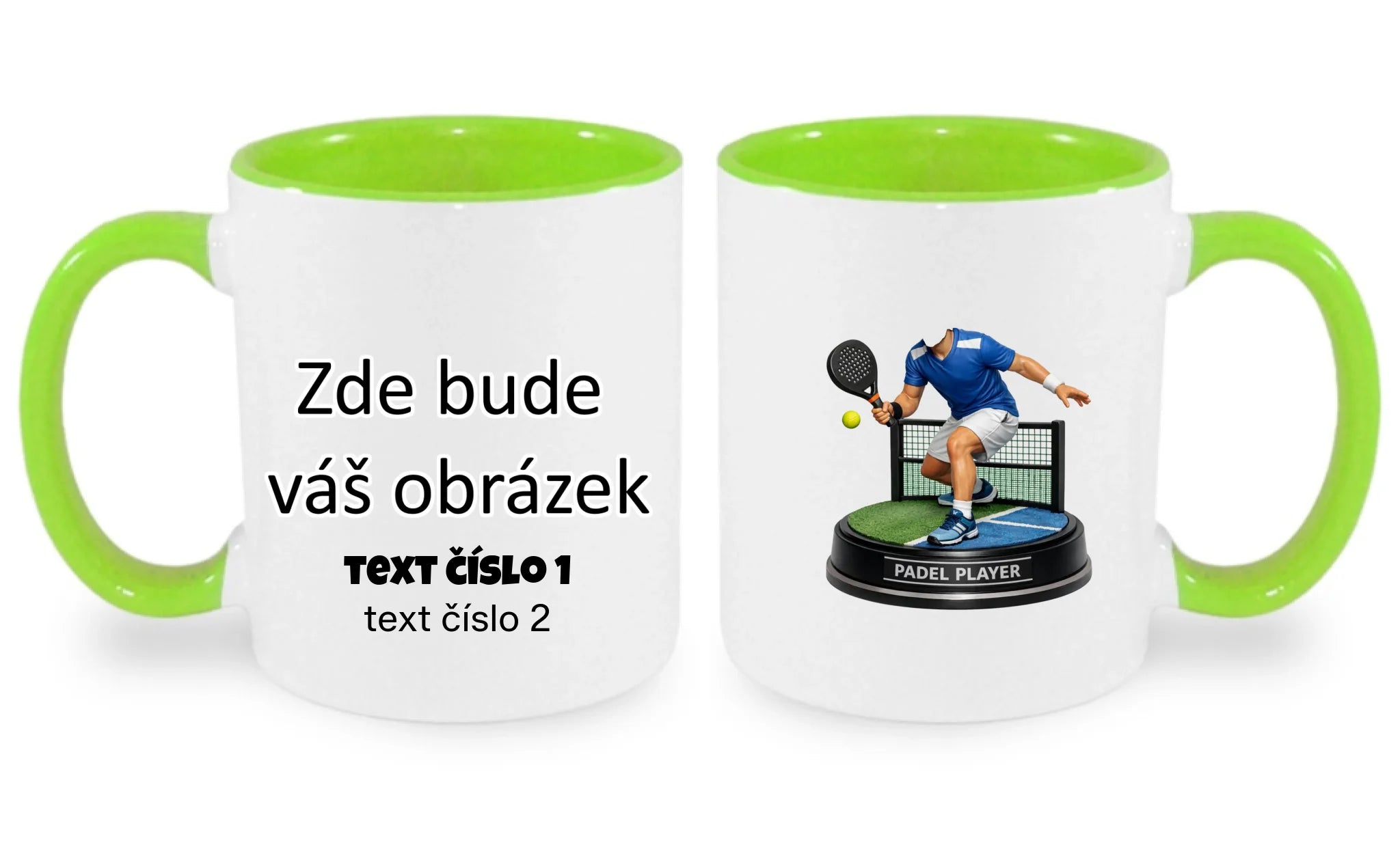 padel HLAVA hrníček