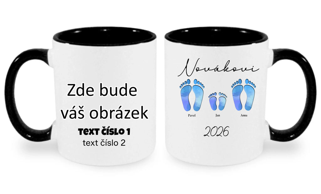 NAŠE STOPY hrníček