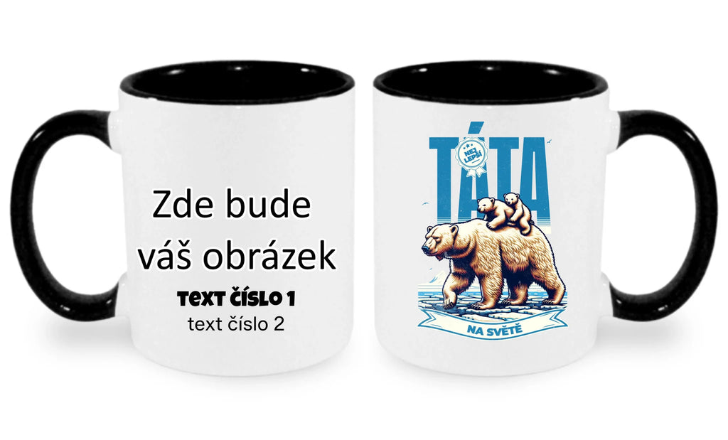 HRNÍČEK s motivem NEJ TÁTA (výběr ze 17+ potisků)