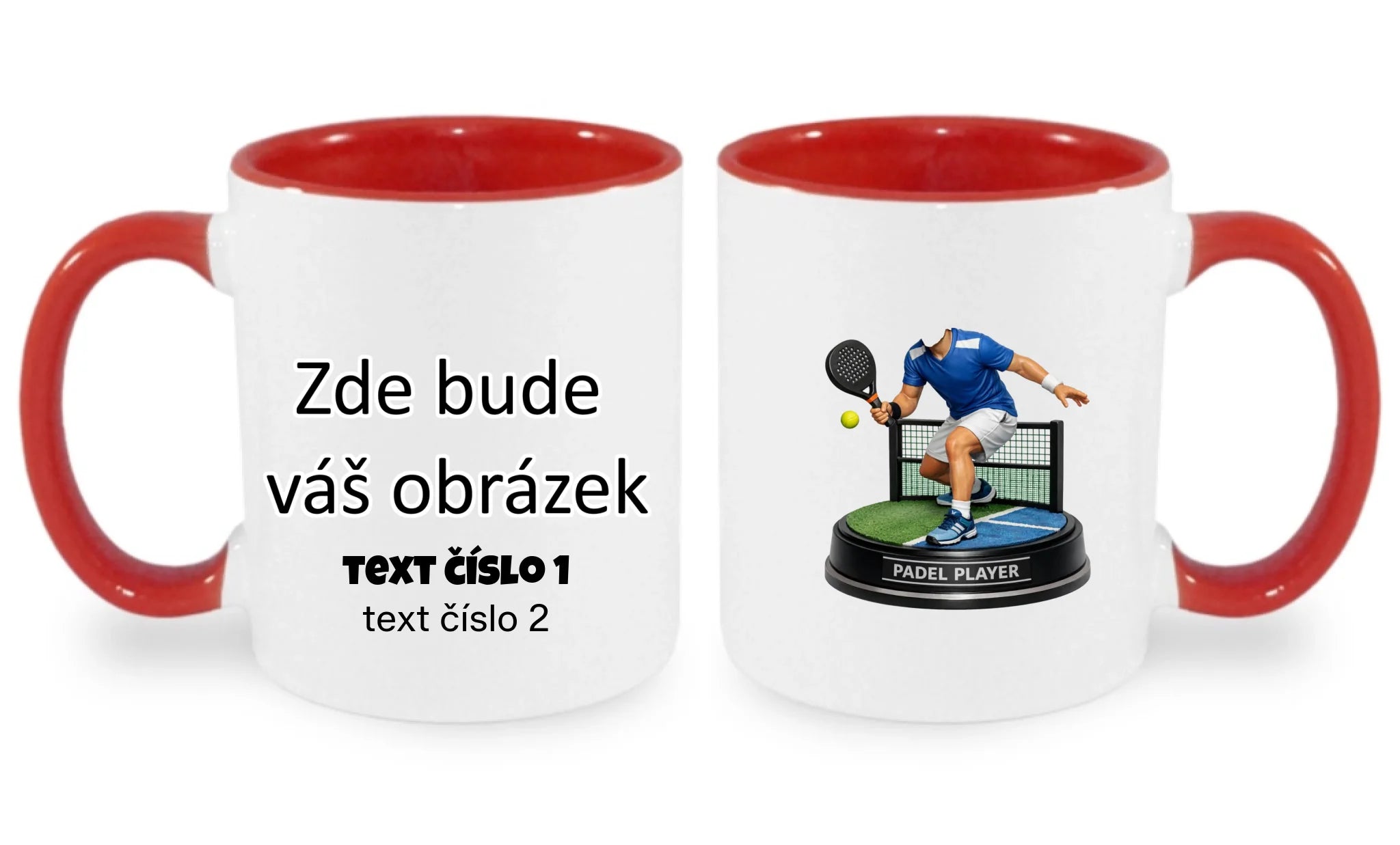 padel HLAVA hrníček