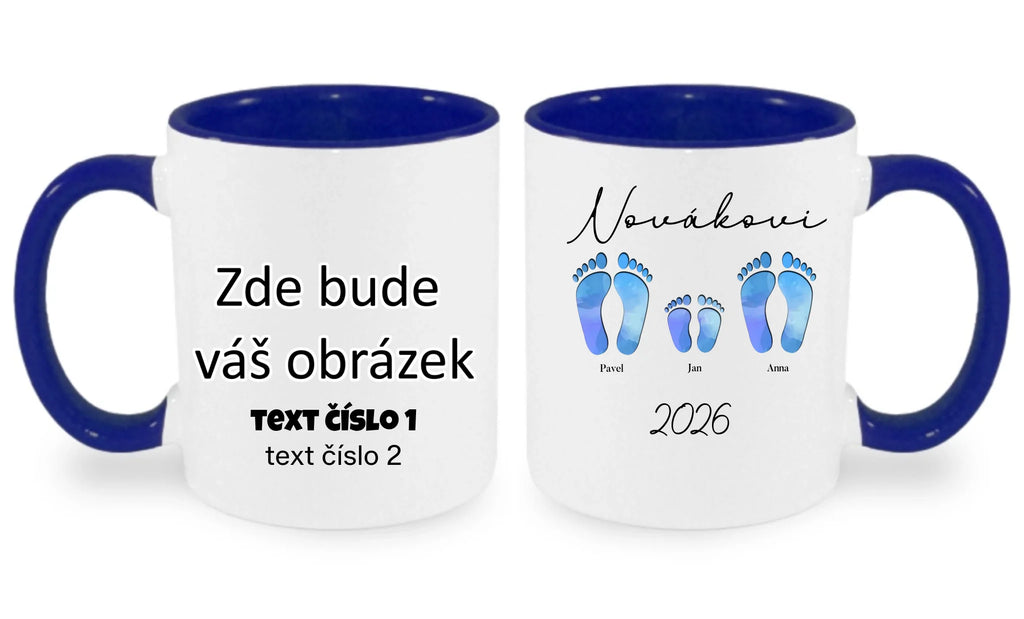 NAŠE STOPY hrníček