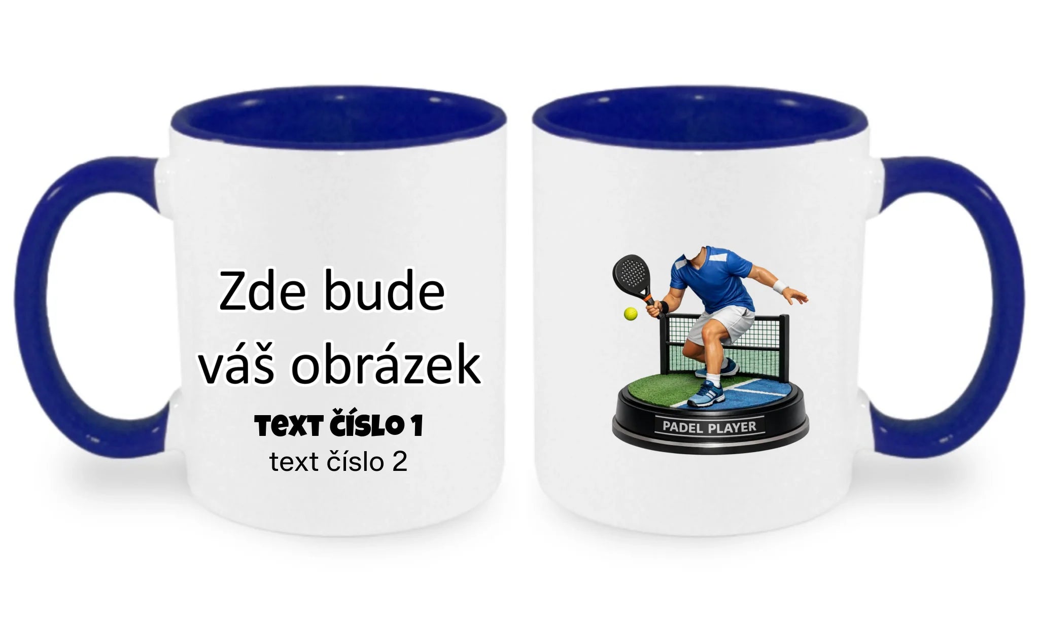 padel HLAVA hrníček