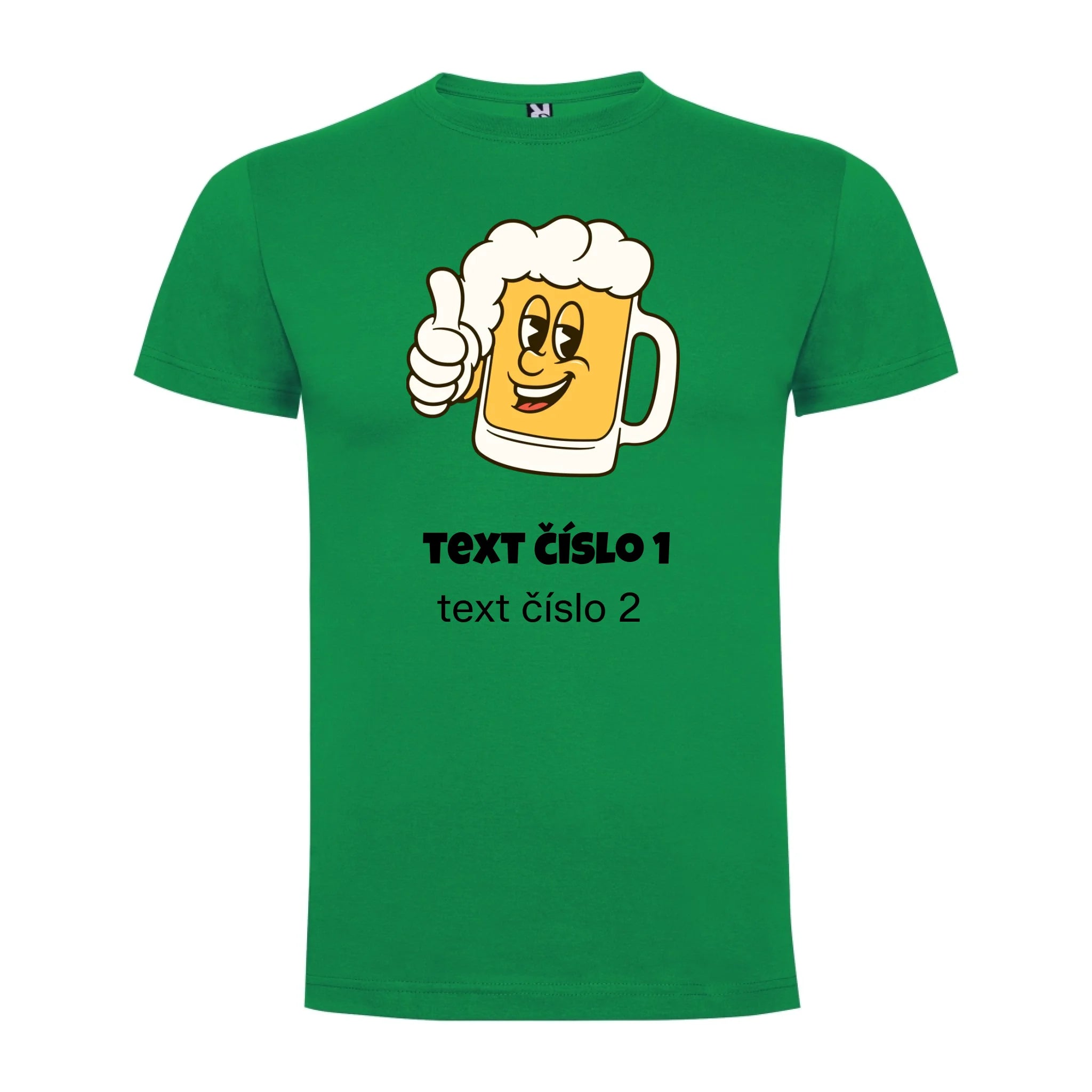 PIVO VÝBĚR OBRÁZKU (10+motivů) a MOŽNOST DOPLNIT VLASTNÍ TEXTY pánské tričko