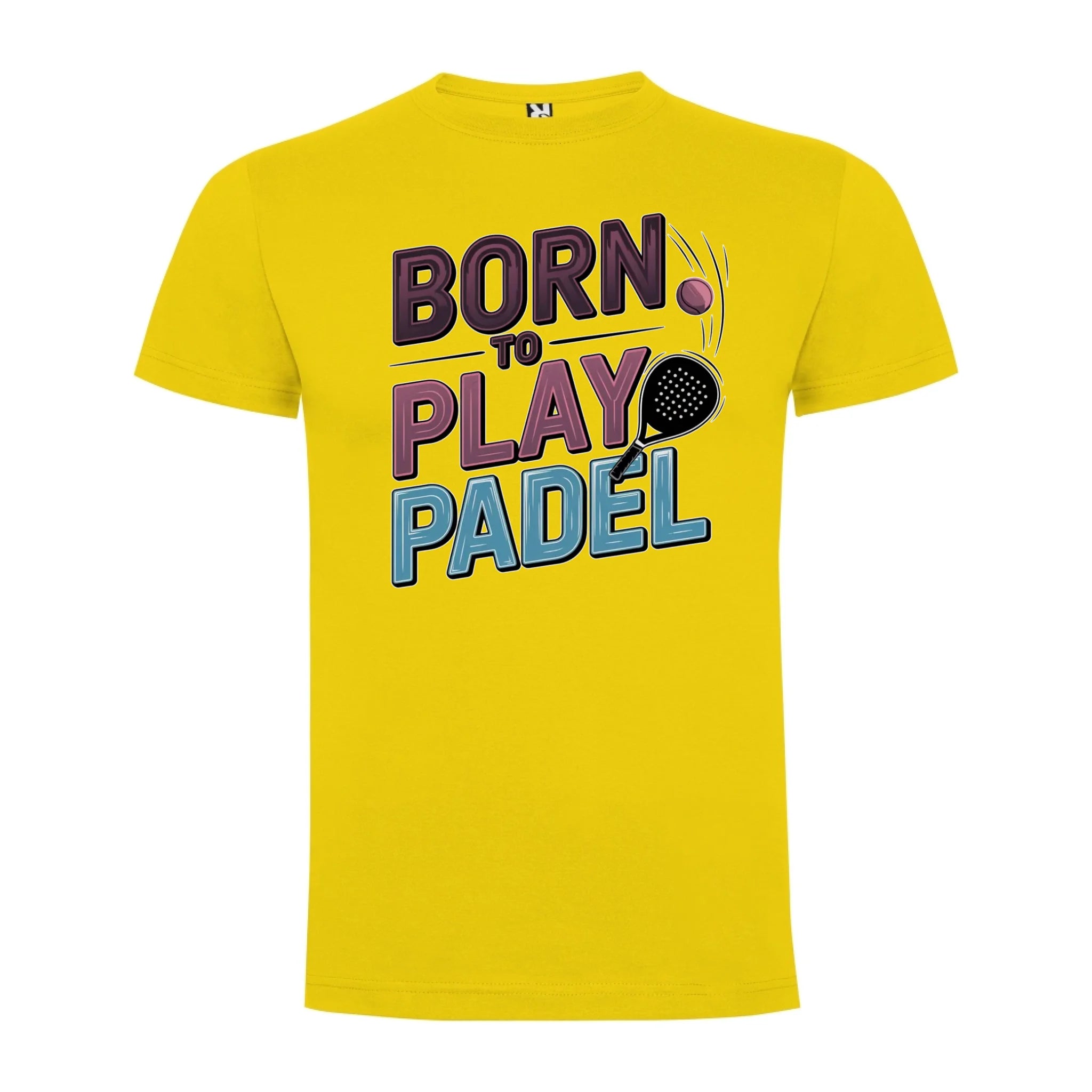 PRO HRÁČE PADELU (výběr z 18+ motivů) chlapecké tričko potisk jen dopředu chlapecké DOGO Žlutá