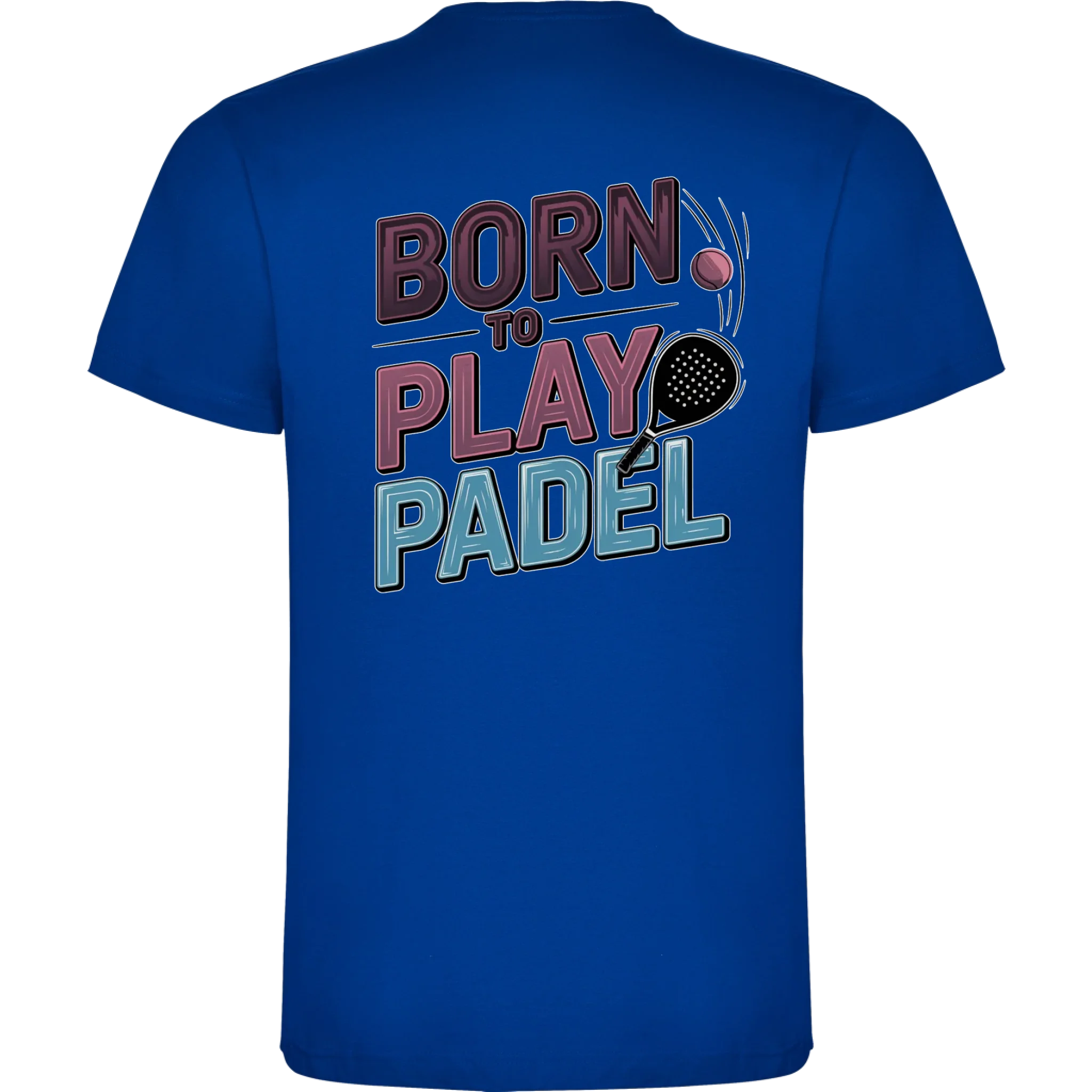 PRO HRÁČE PADELU (výběr z 18+ motivů) chlapecké tričko potisk jen na záda chlapecké DOGO Modrá