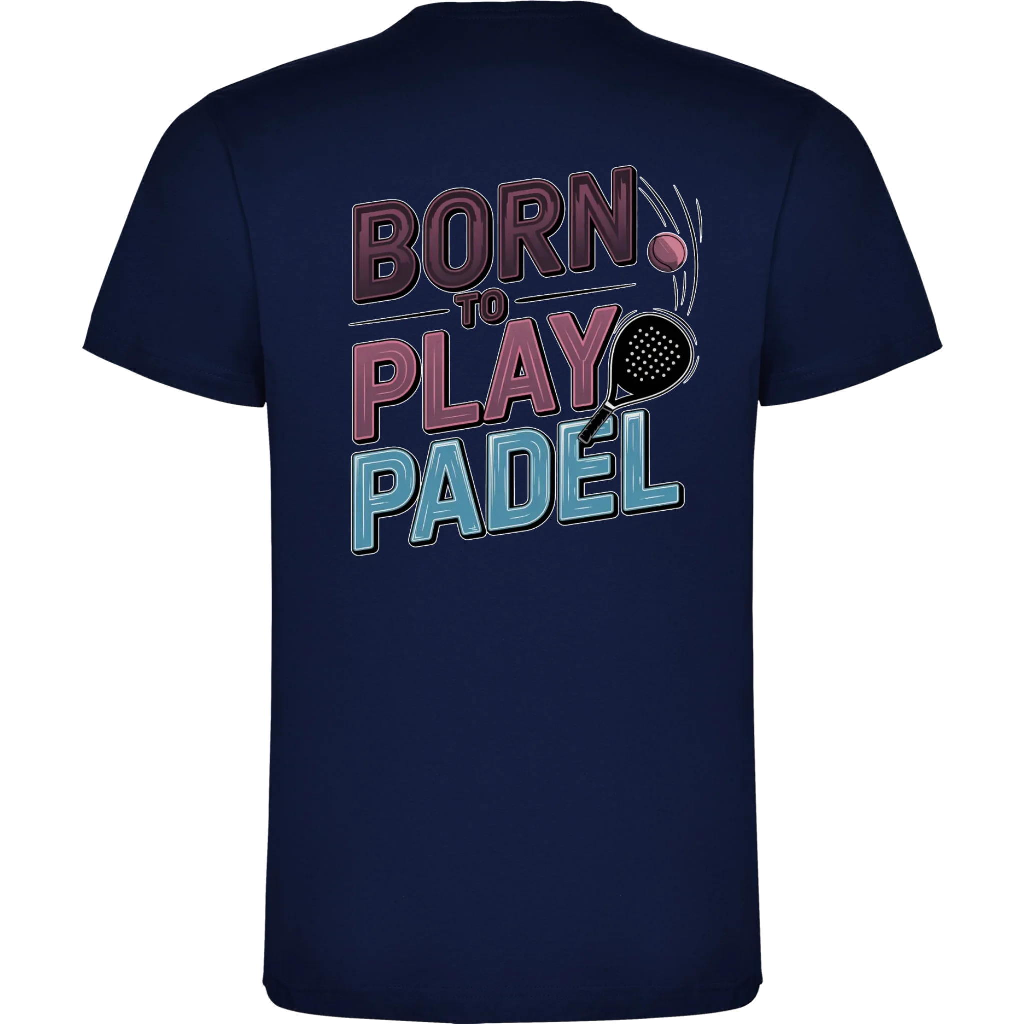 PRO HRÁČE PADELU (výběr z 18+ motivů) chlapecké tričko potisk jen na záda chlapecké DOGO Námořnická modrá