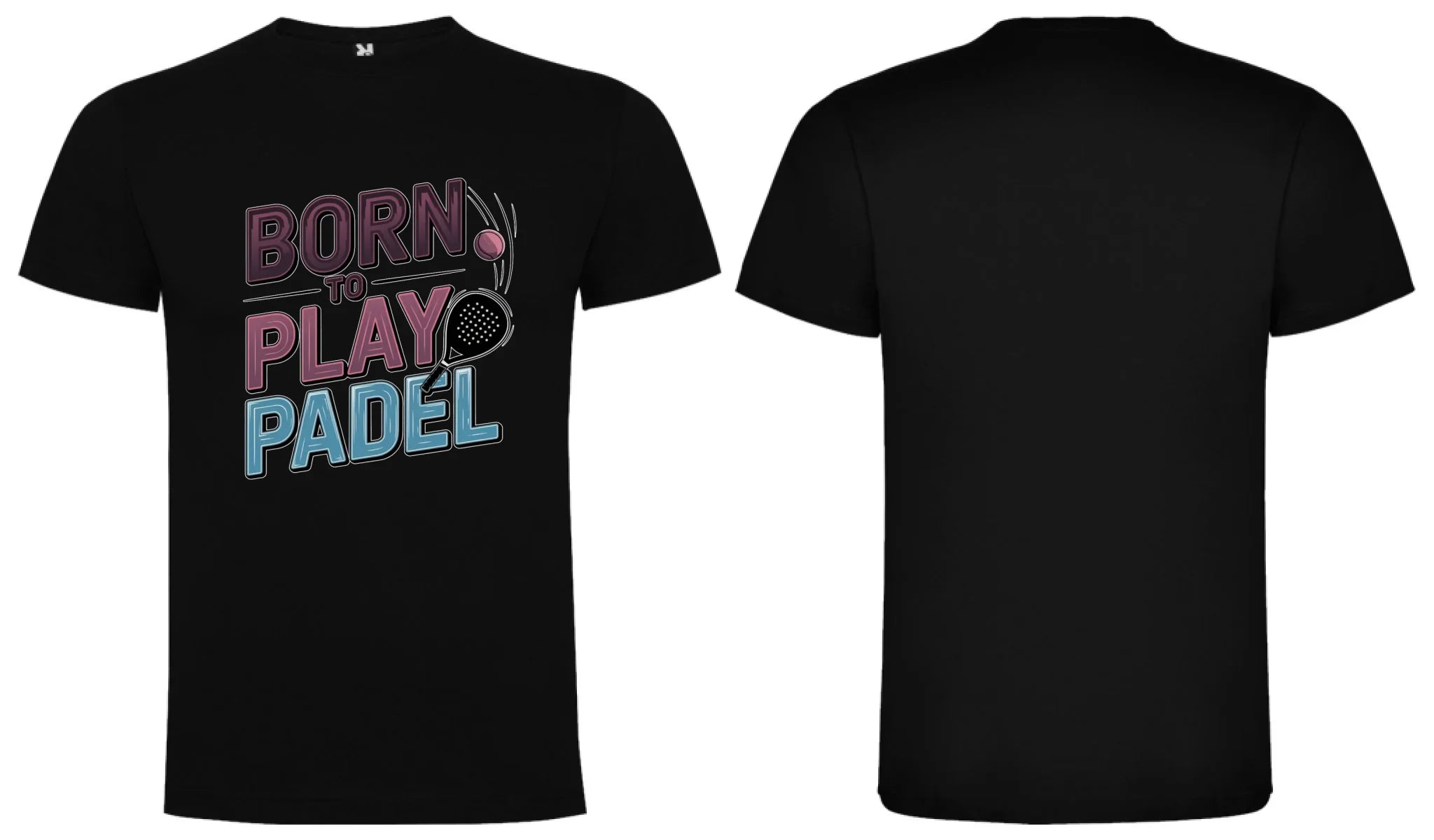 PRO HRÁČE PADELU (výběr z 18+ motivů) chlapecké tričko oboustranný potisk chlapecké DOGO Černá