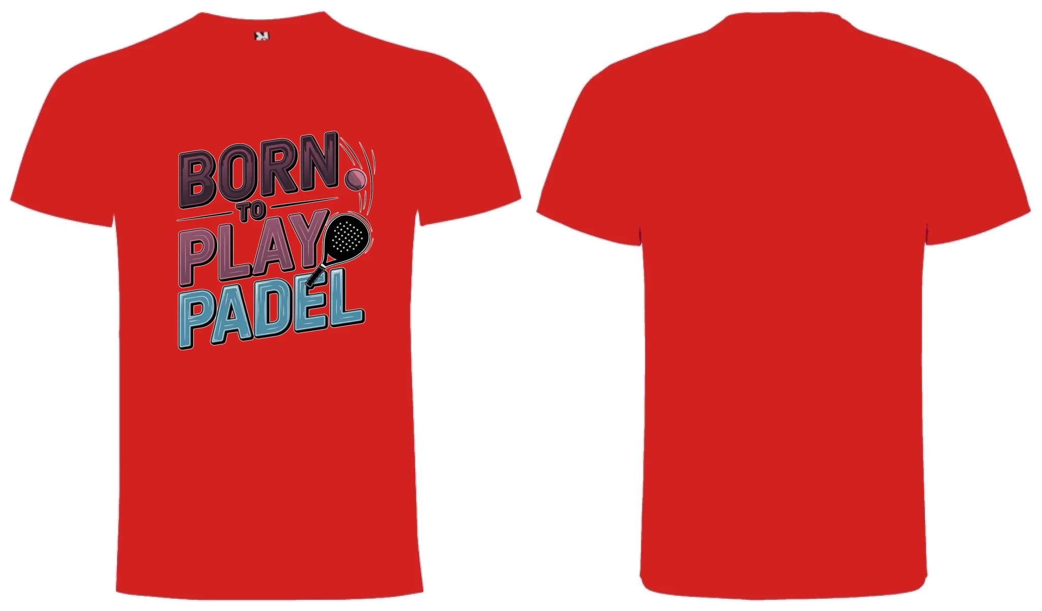 PRO HRÁČE PADELU (výběr z 18+ motivů) chlapecké tričko oboustranný potisk chlapecké DOGO Červená