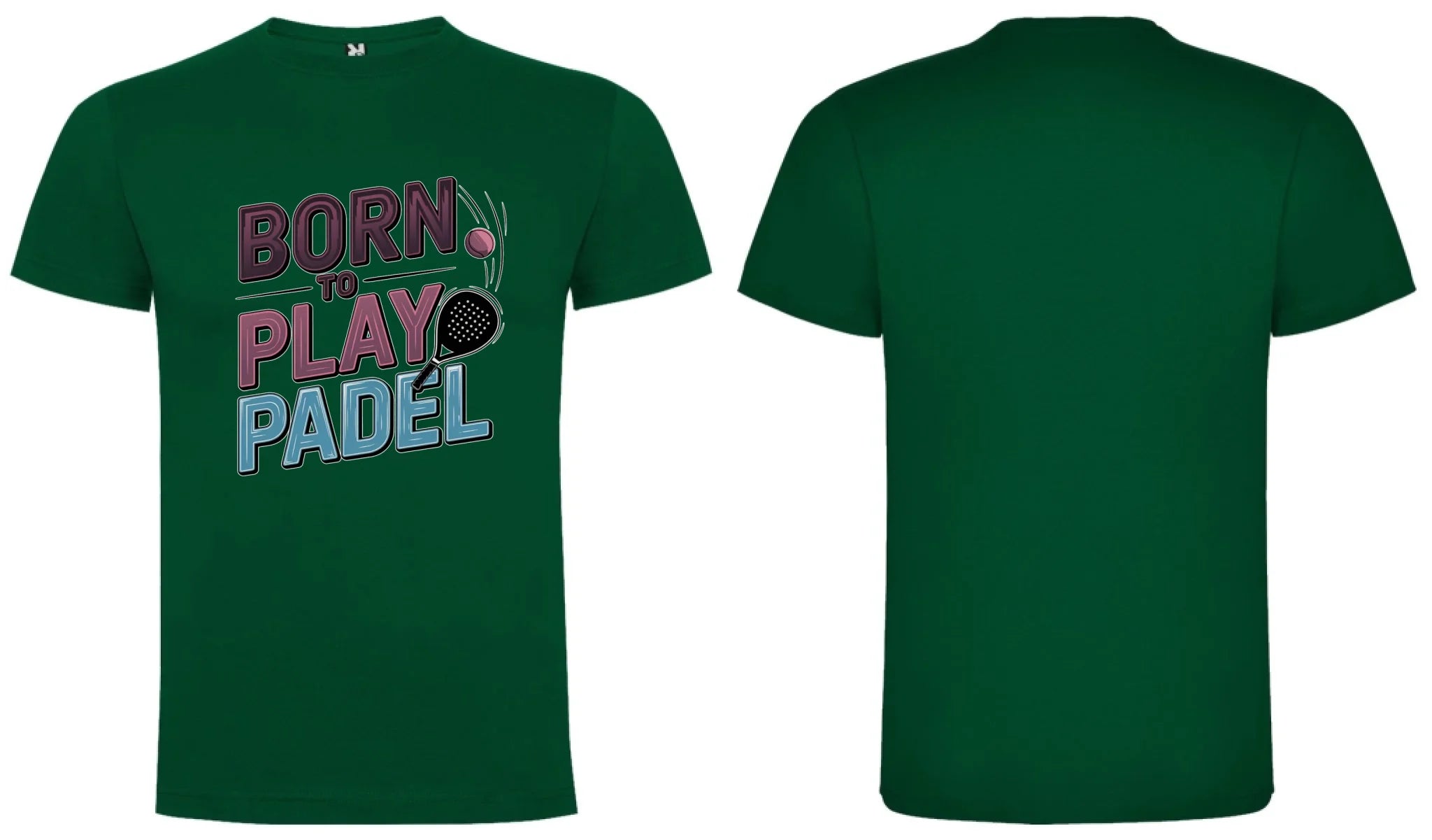 PRO HRÁČE PADELU (výběr z 18+ motivů) chlapecké tričko oboustranný potisk chlapecké DOGO Tmavě zelená