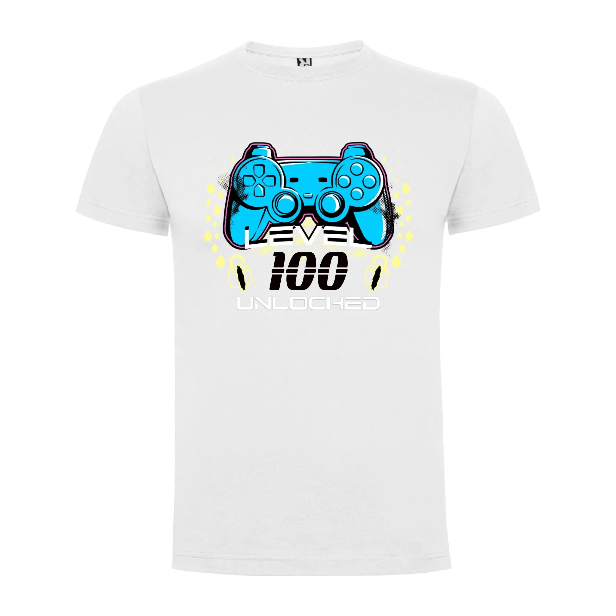 narozeniny LEVEL UNLOCKED pánské tričko potisk jen dopředu pánské DOGO Bílá