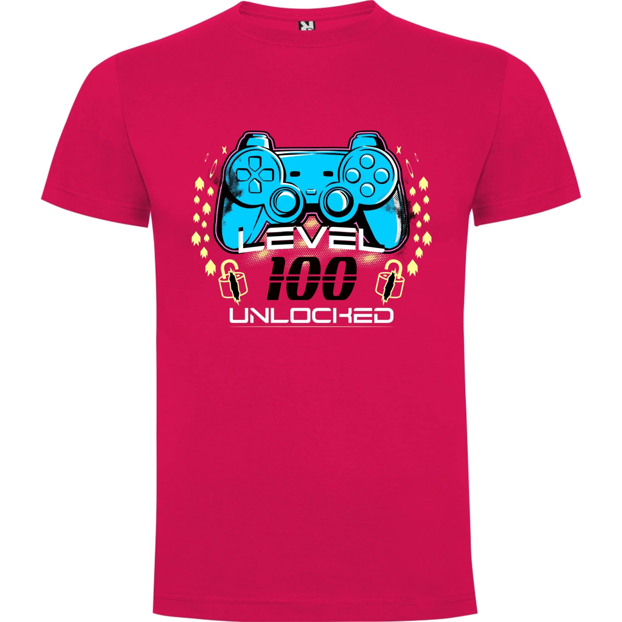 narozeniny LEVEL UNLOCKED pánské tričko potisk jen dopředu pánské DOGO Růže
