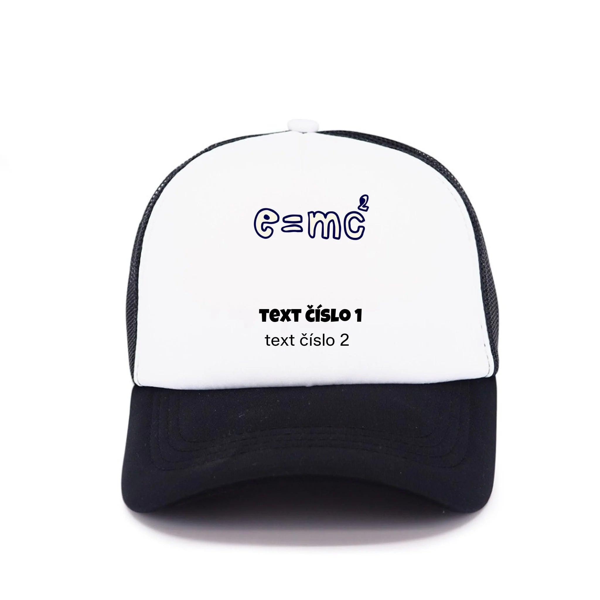 VÝBĚR OBRÁZKŮ S MOTIVEM UČITEL (10+motivů) a MOŽNOST DOPLNIT VLASTNÍ TEXTY kšiltovka Kšiltovka TRUCKER černá 58