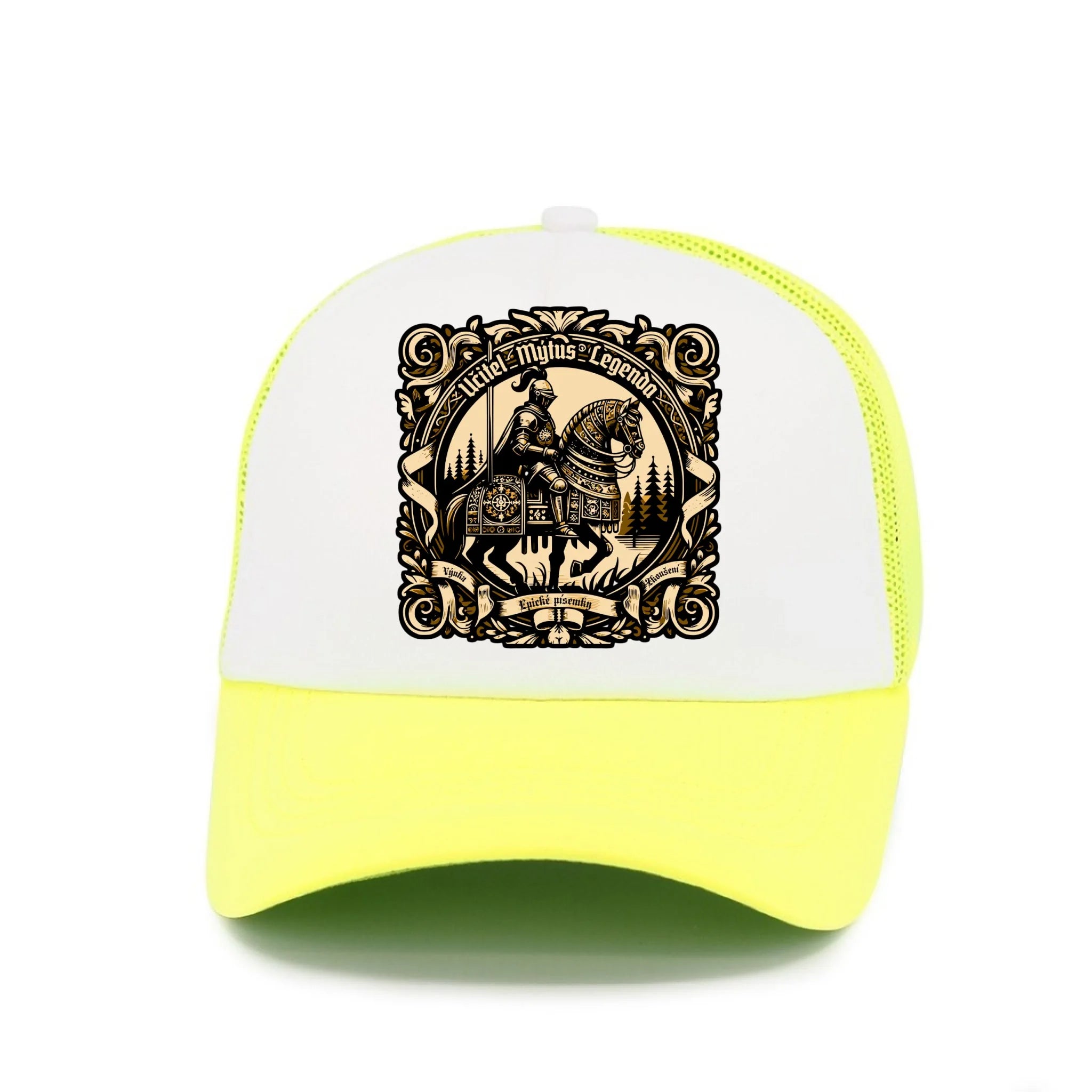 UČITEL (20+ motivů) kšiltovka Kšiltovka TRUCKER neon žlutá 58