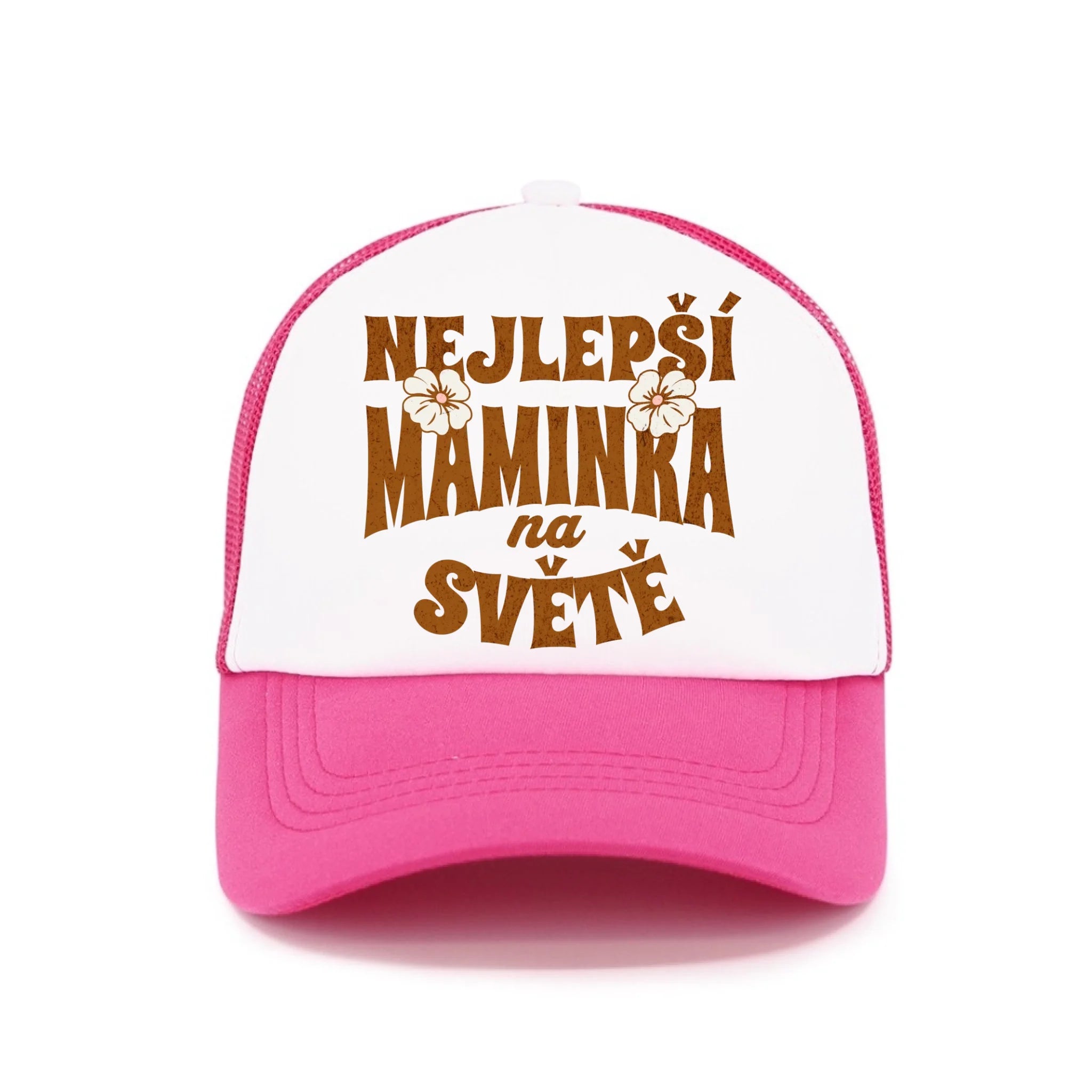 NEJ MÁMA (výběr ze 20 motivů) kšiltovka Kšiltovka TRUCKER růžová 58