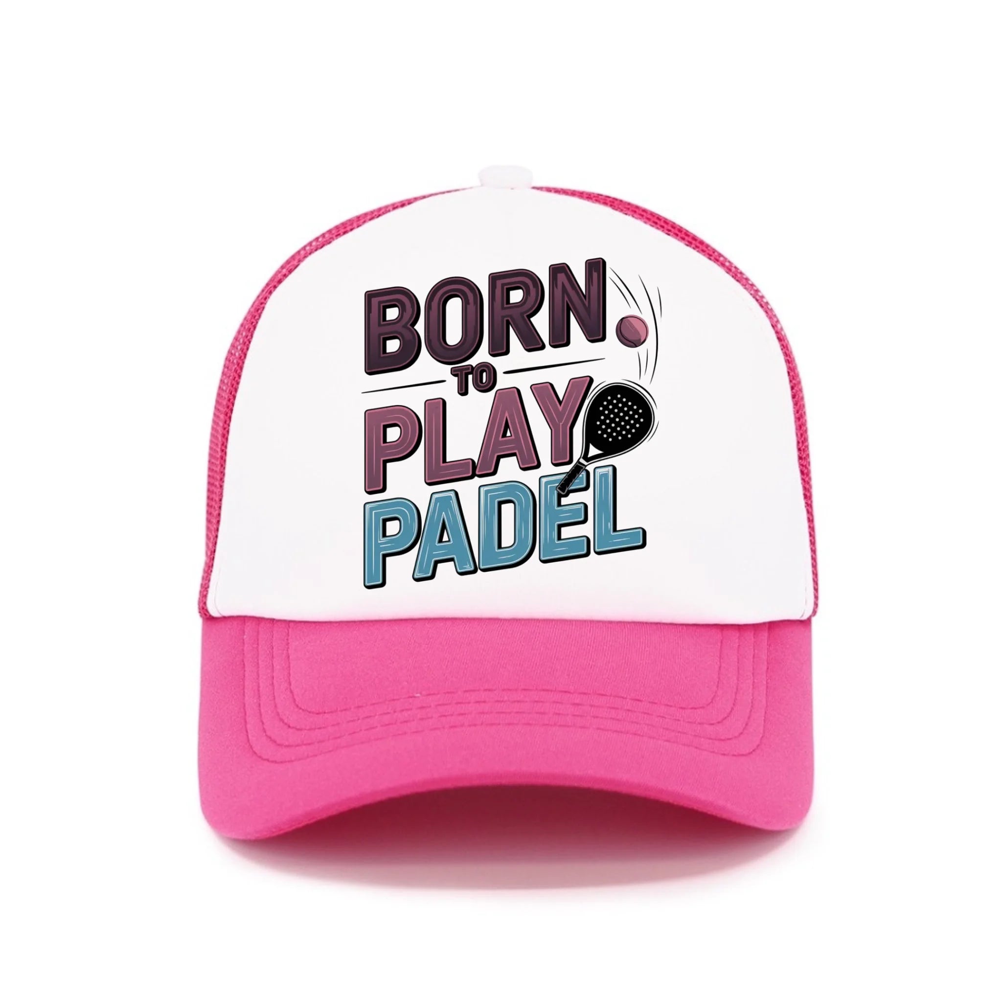 PRO HRÁČE PADELU (výběr z 18+ motivů) kšiltovka Kšiltovka TRUCKER růžová 58