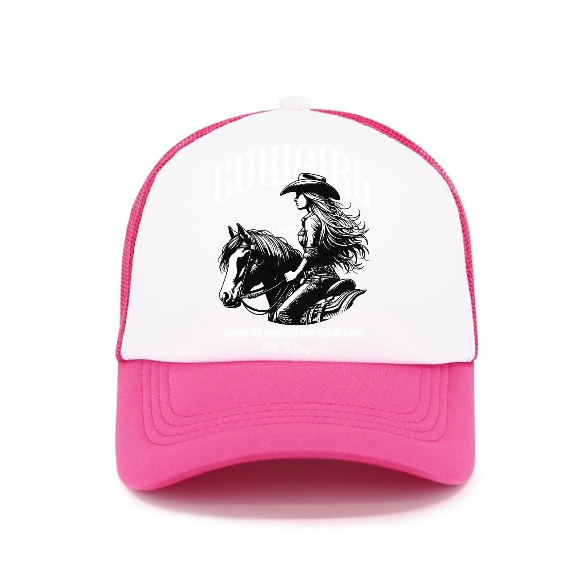 COWGIRL (výběr z 5 motivů) kšiltovka Kšiltovka TRUCKER růžová 58