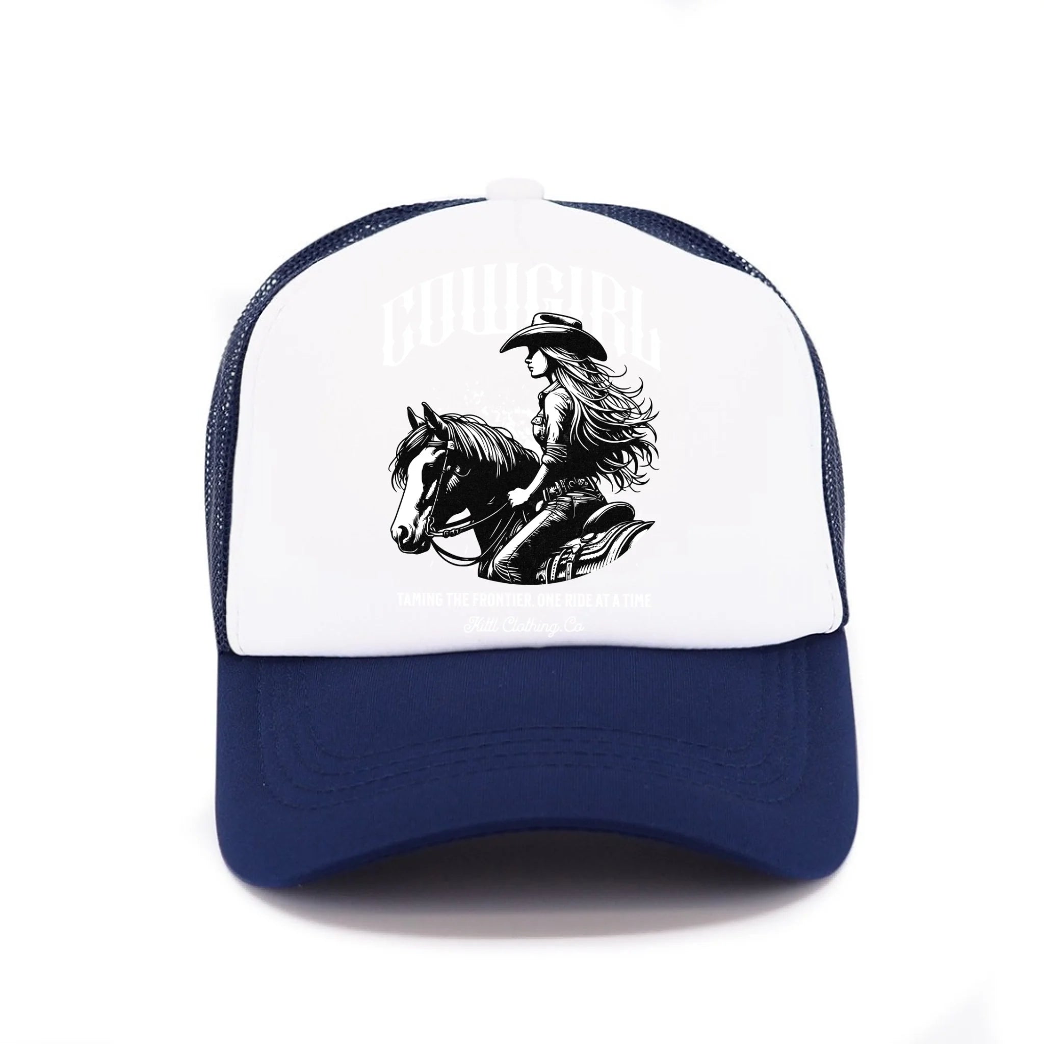 COWGIRL (výběr z 5 motivů) kšiltovka Kšiltovka TRUCKER námořnická modrá 58