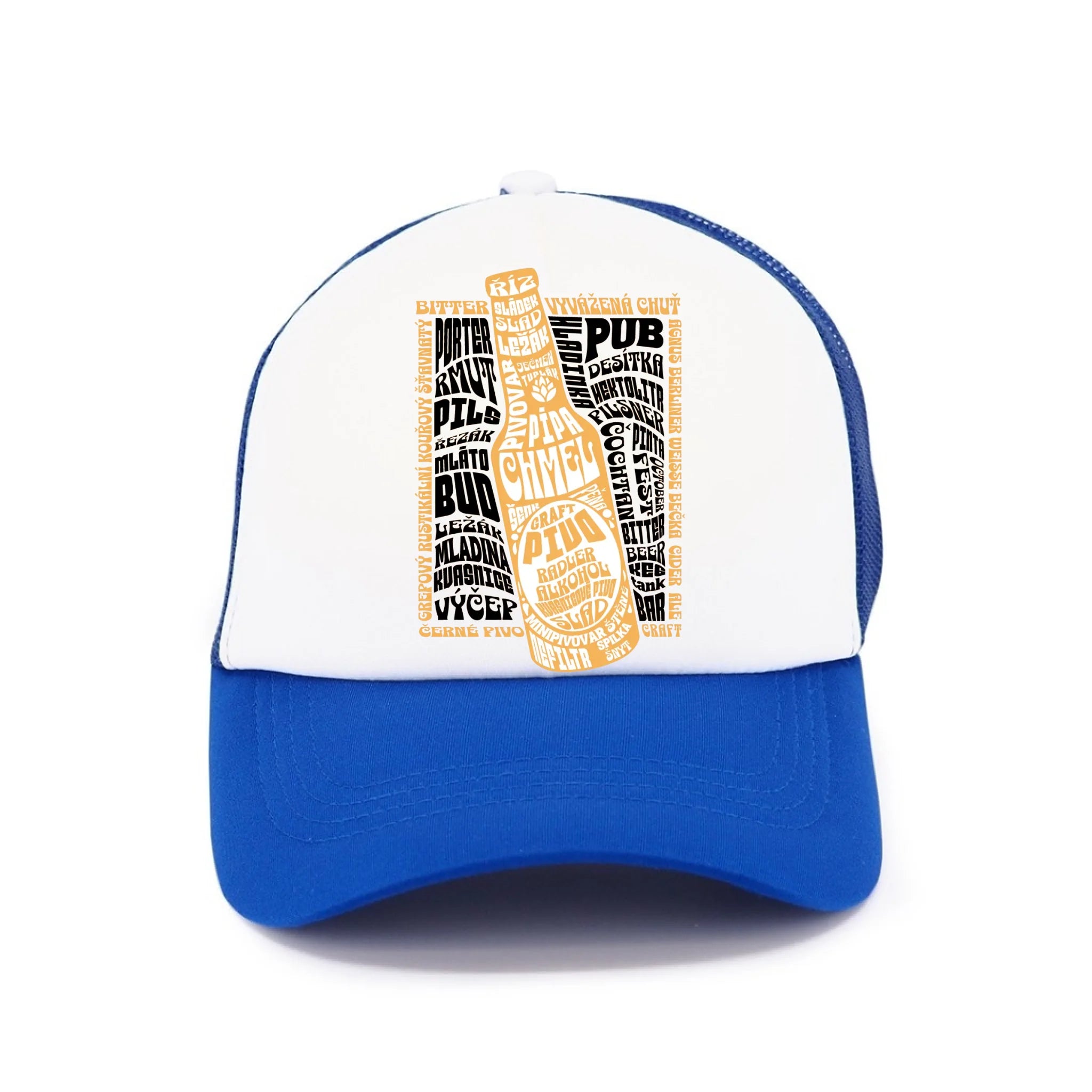 PIVO kšiltovka (5+ motivů) Kšiltovka TRUCKER modrá 58