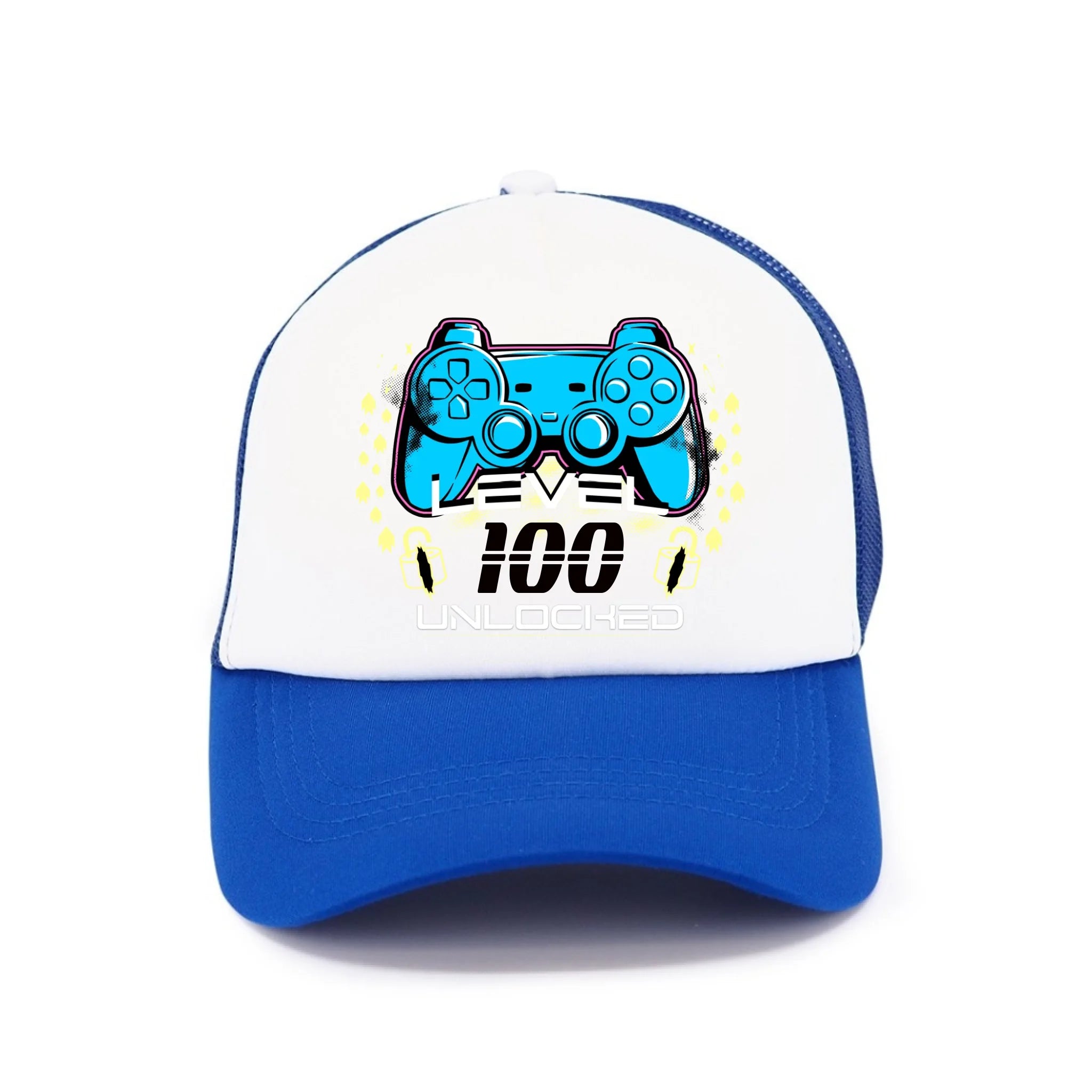 narozeniny LEVEL UNLOCKED kšiltovka Kšiltovka TRUCKER modrá 58
