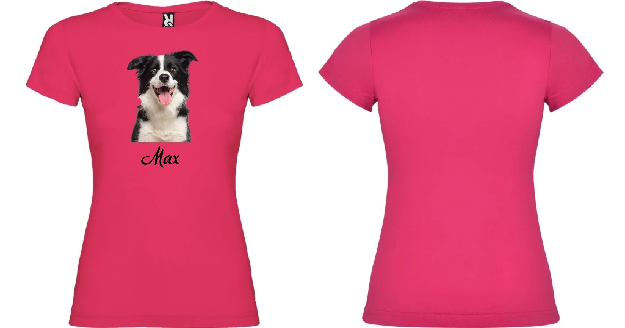 PORTRÉT - VLOŽÍTE FOTO A JMÉNO, ODSTRANÍ SE POZADÍ dívčí tričko oboustranný potisk dívčí jamaica Růže