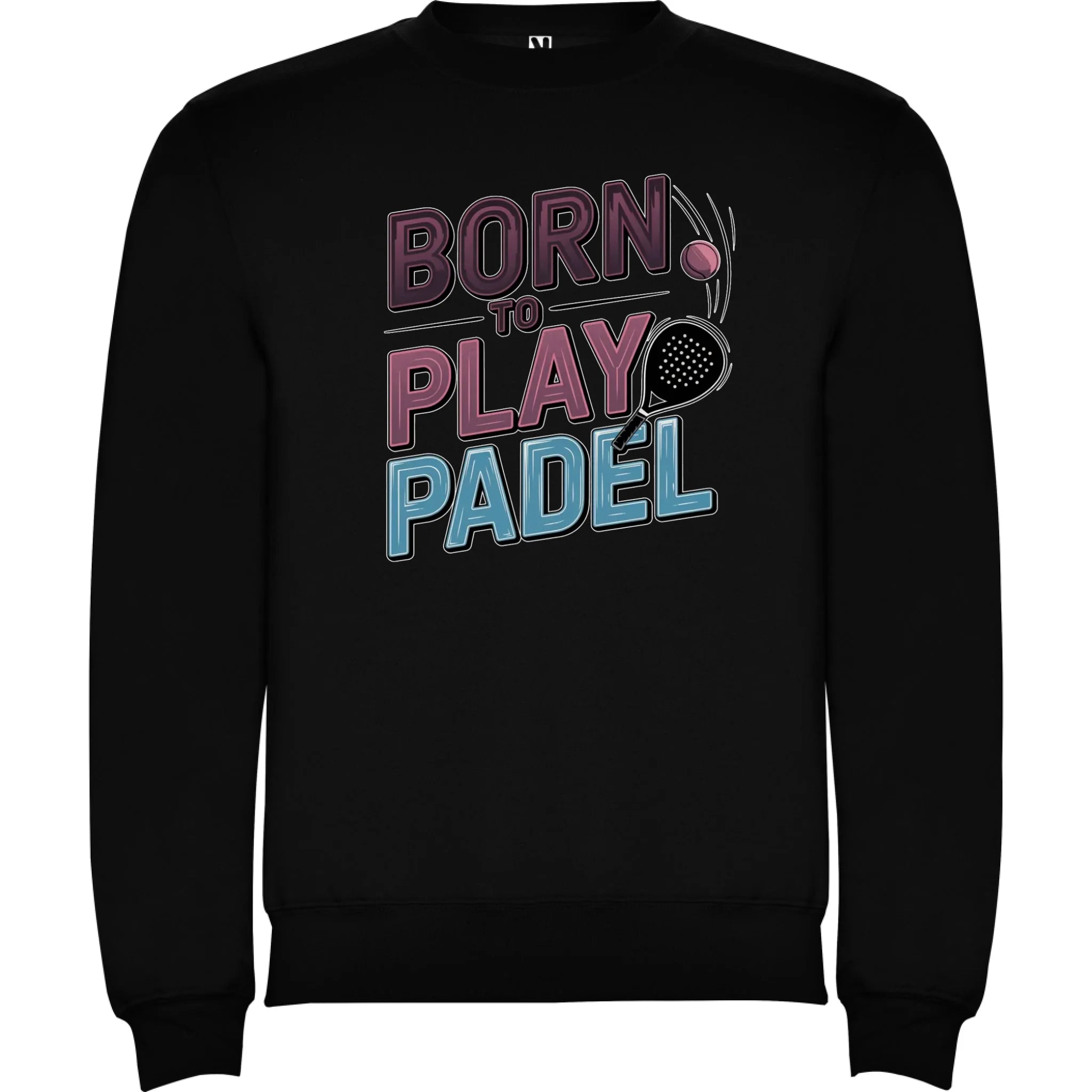 PRO HRÁČE PADELU (výběr z 18+ motivů) unisex mikina bez kapuce potisk jen dopředu unisex mikina clasica Černá
