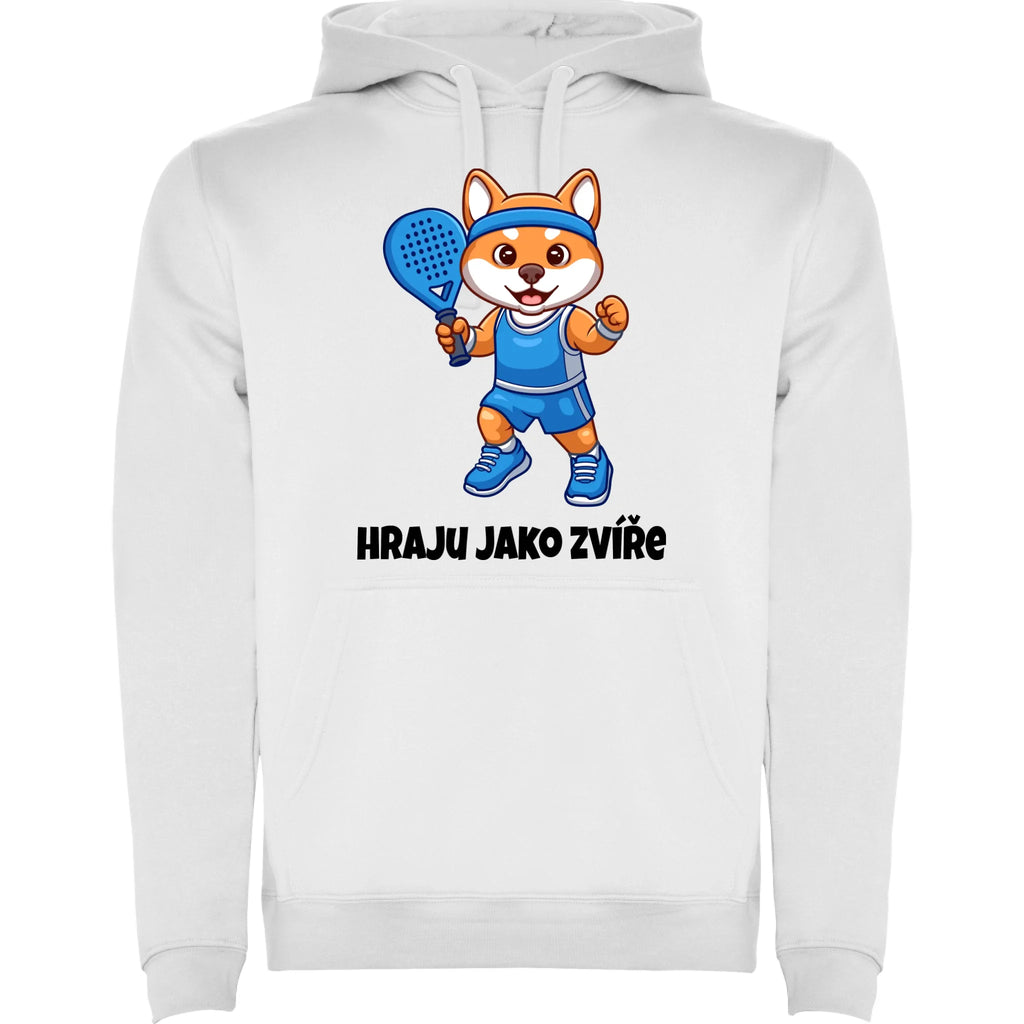 HRAJU JAKO ZVÍŘE (výběr ze 3 motivů) pánská mikina s kapucí