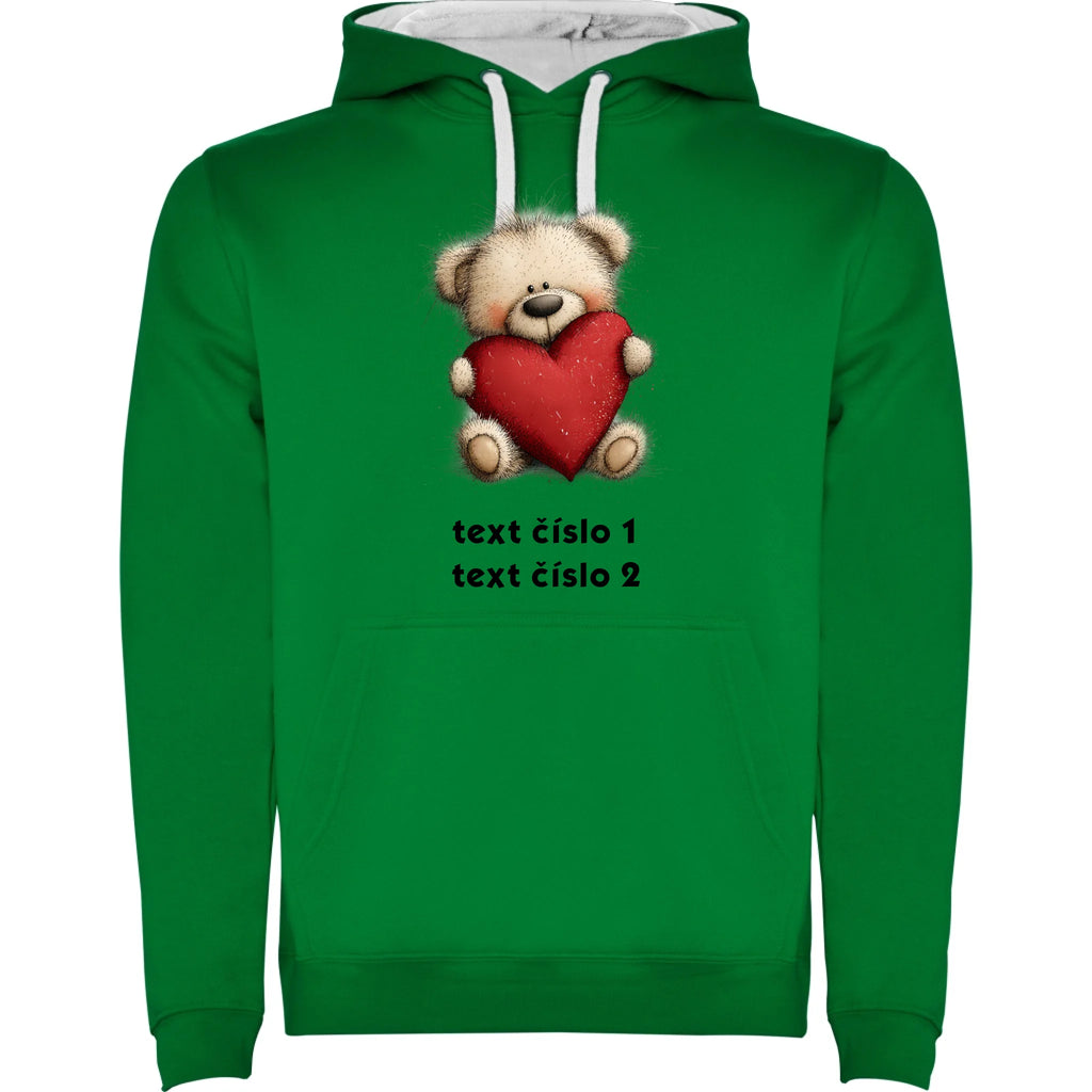 sytě zelenábílá