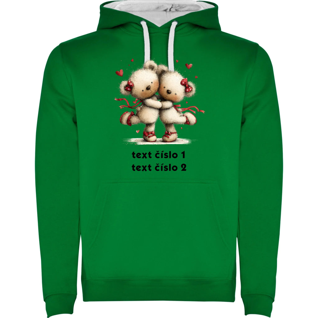 sytě zelenábílá