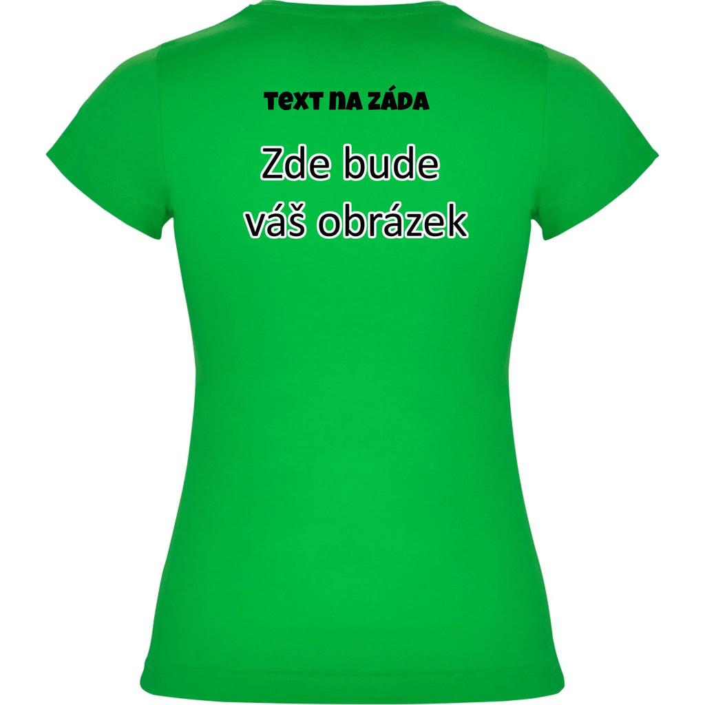 DÍVČÍ TRIČKO krátký rukáv JAMAICA s vaším motivem/fotkou