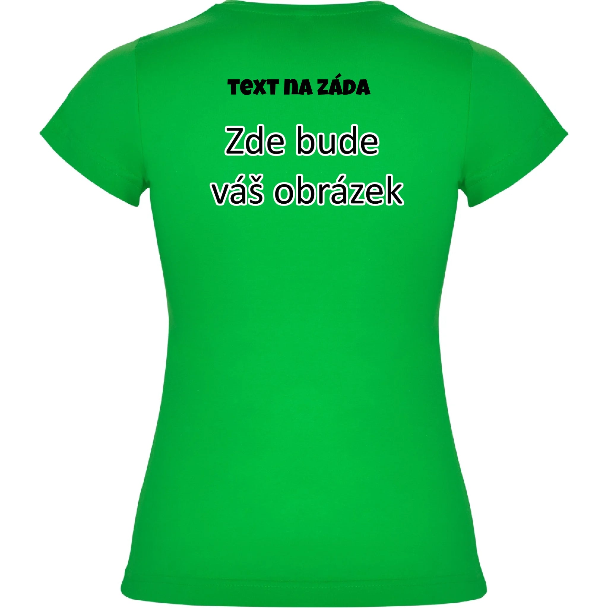 DÍVČÍ TRIČKO krátký rukáv JAMAICA s vaším motivem/fotkou