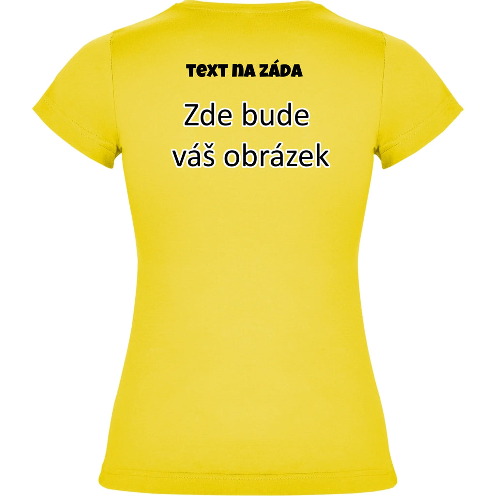 DÍVČÍ TRIČKO krátký rukáv JAMAICA s vaším motivem/fotkou
