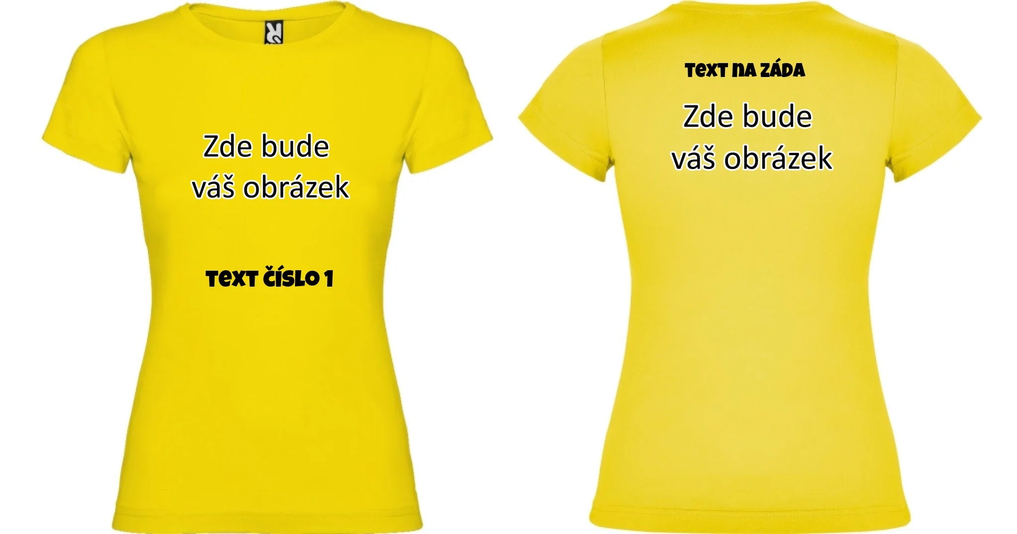 DÍVČÍ TRIČKO krátký rukáv JAMAICA s vaším motivem/fotkou