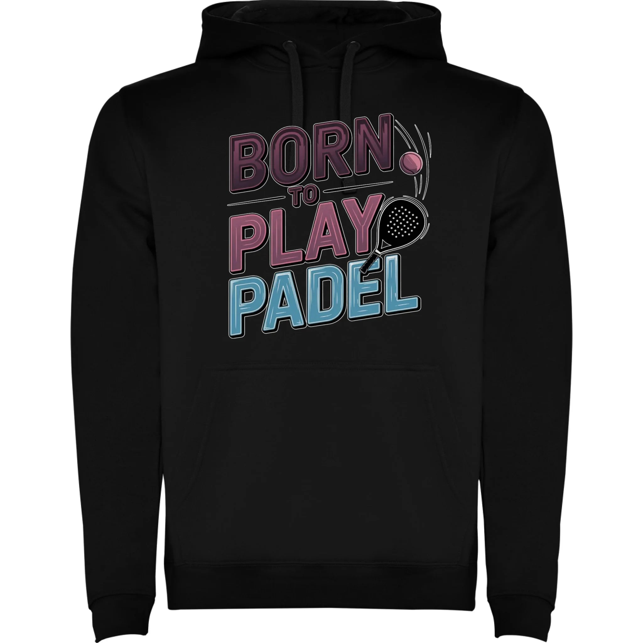PRO HRÁČE PADELU (výběr z 18+ motivů) dětská mikina s kapucí potisk jen dopředu dětská mikina urban Černá