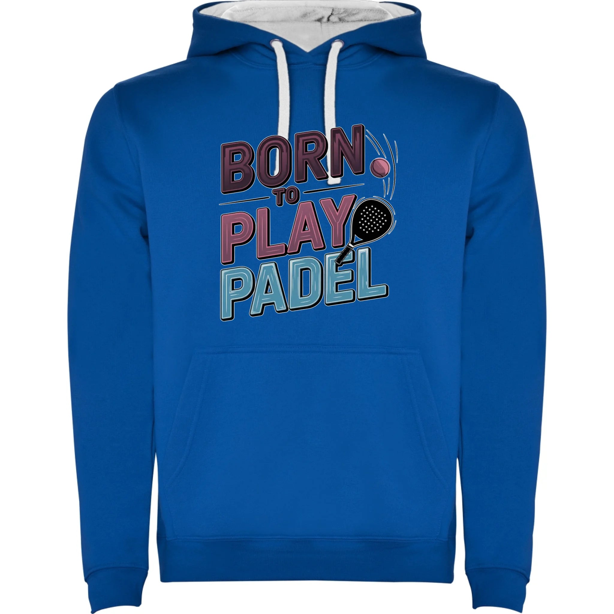 PRO HRÁČE PADELU (výběr z 18+ motivů) dětská mikina s kapucí potisk jen dopředu dětská mikina urban Modrá bílá