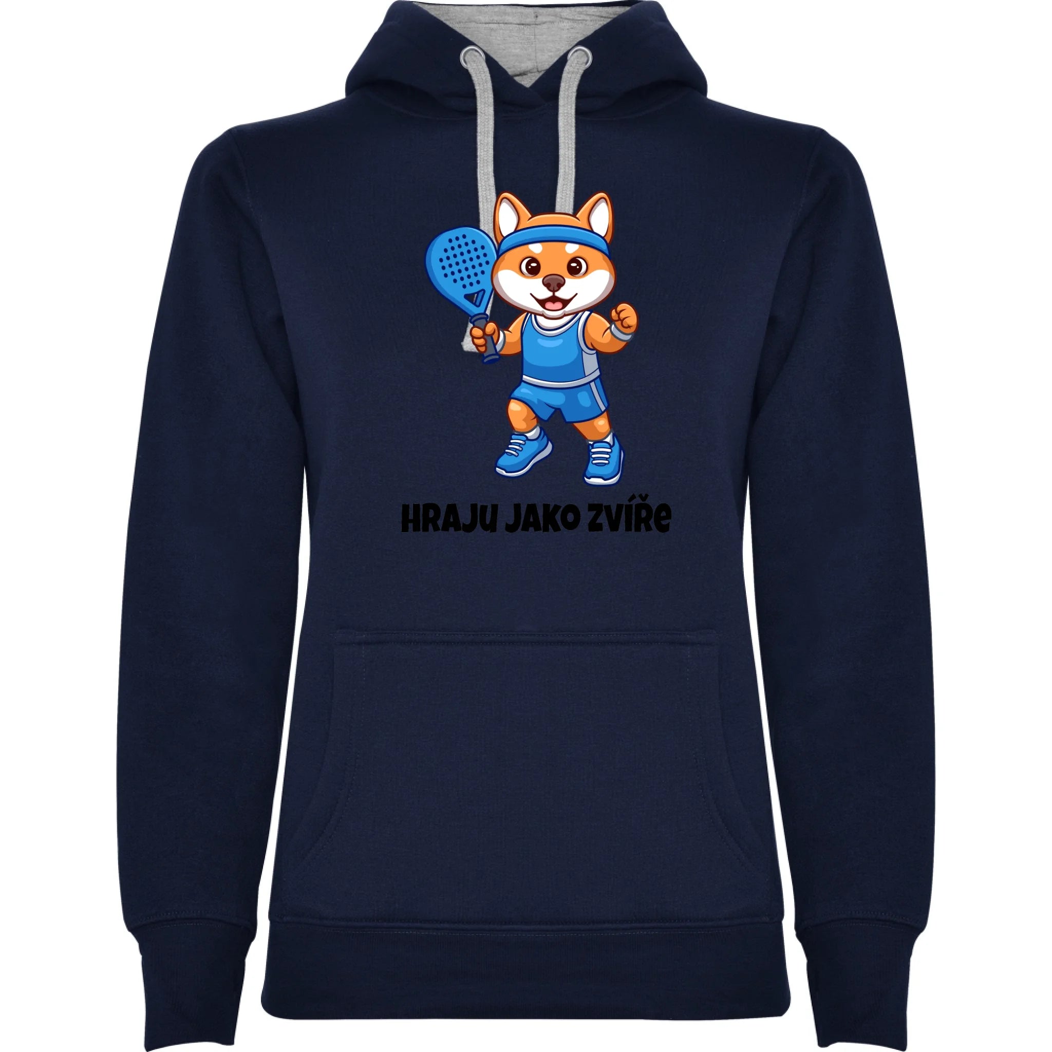 HRAJU JAKO ZVÍŘE (výběr ze 3 motivů) dámská mikina s kapucí