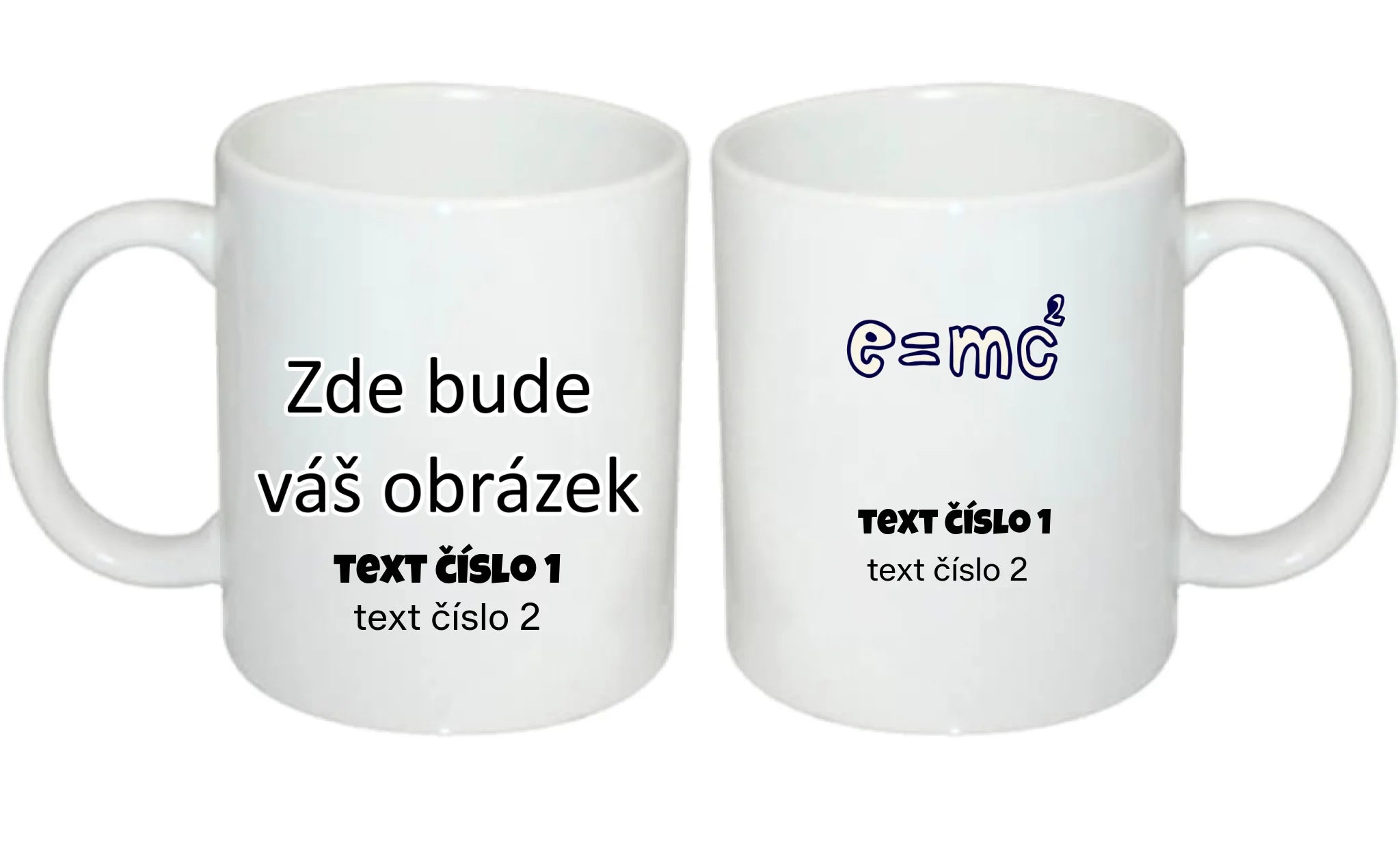 VÝBĚR OBRÁZKŮ S MOTIVEM UČITEL (10+motivů) a MOŽNOST DOPLNIT VLASTNÍ TEXTY hrníček oboustranný potisk hrníček Bílý 330 ml