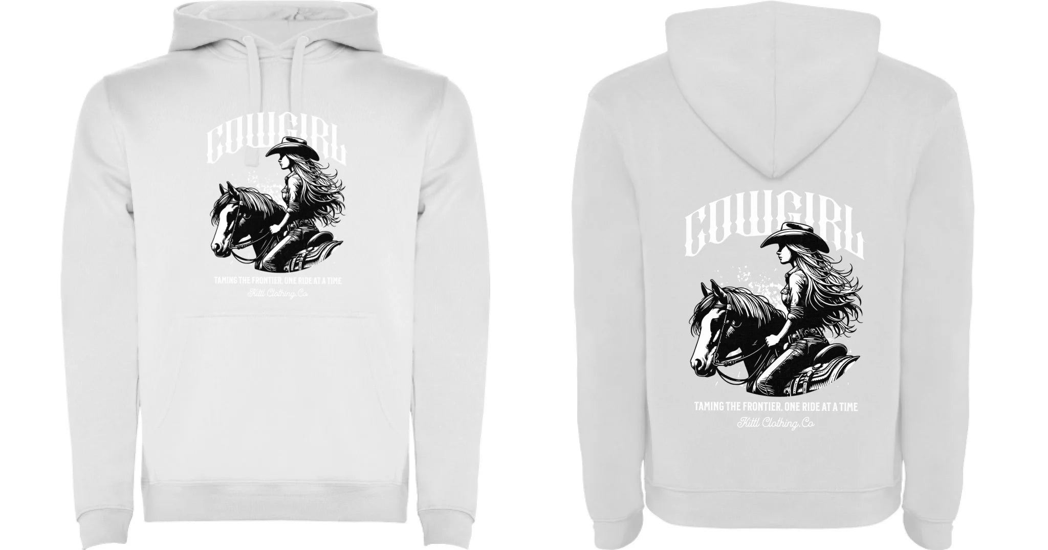 COWGIRL (výběr z 5 motivů) dětská mikina s kapucí oboustranný potisk dětská mikina URBAN