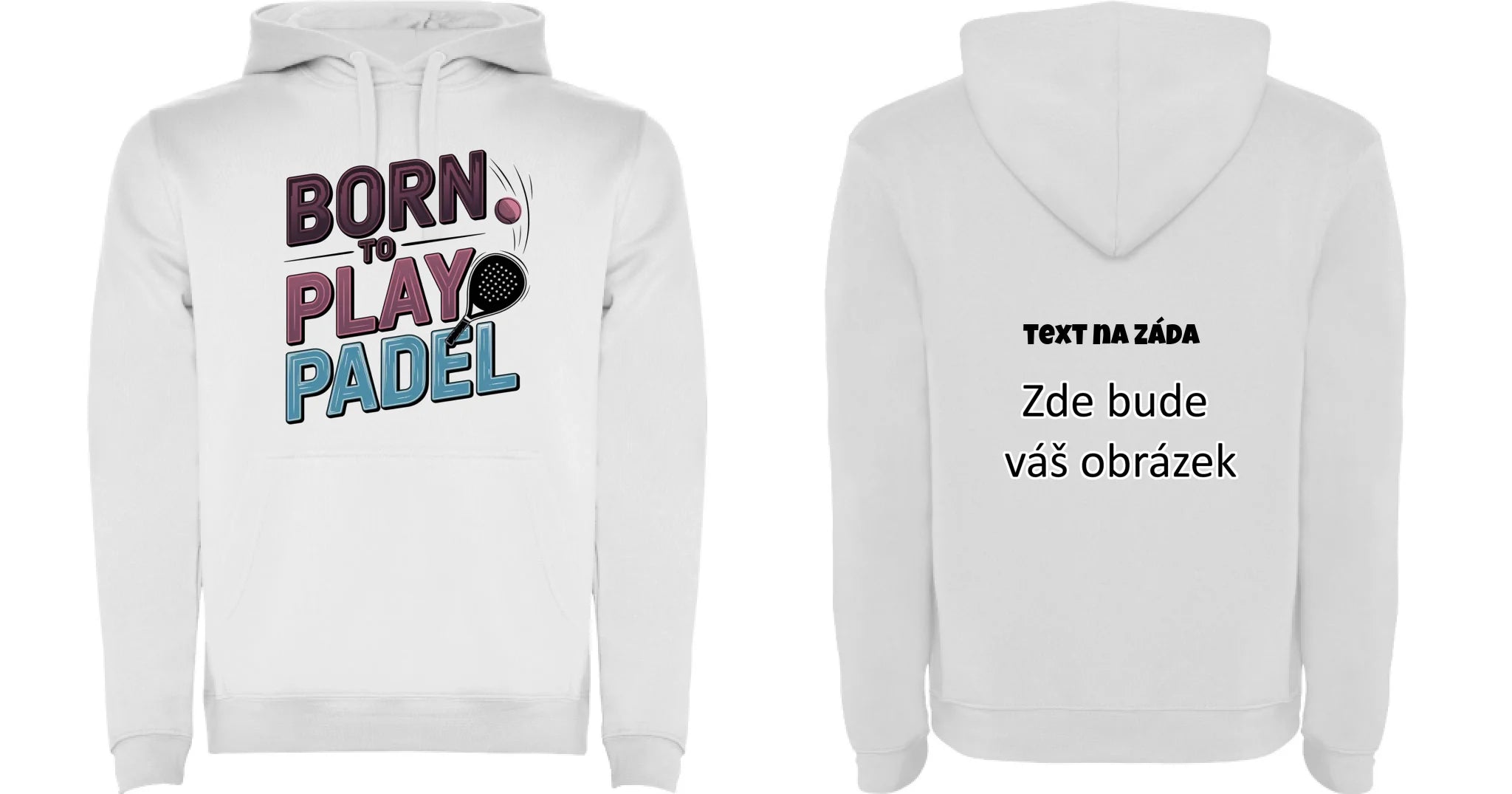 PRO HRÁČE PADELU (výběr z 18+ motivů) dětská mikina s kapucí oboustranný potisk dětská mikina URBAN